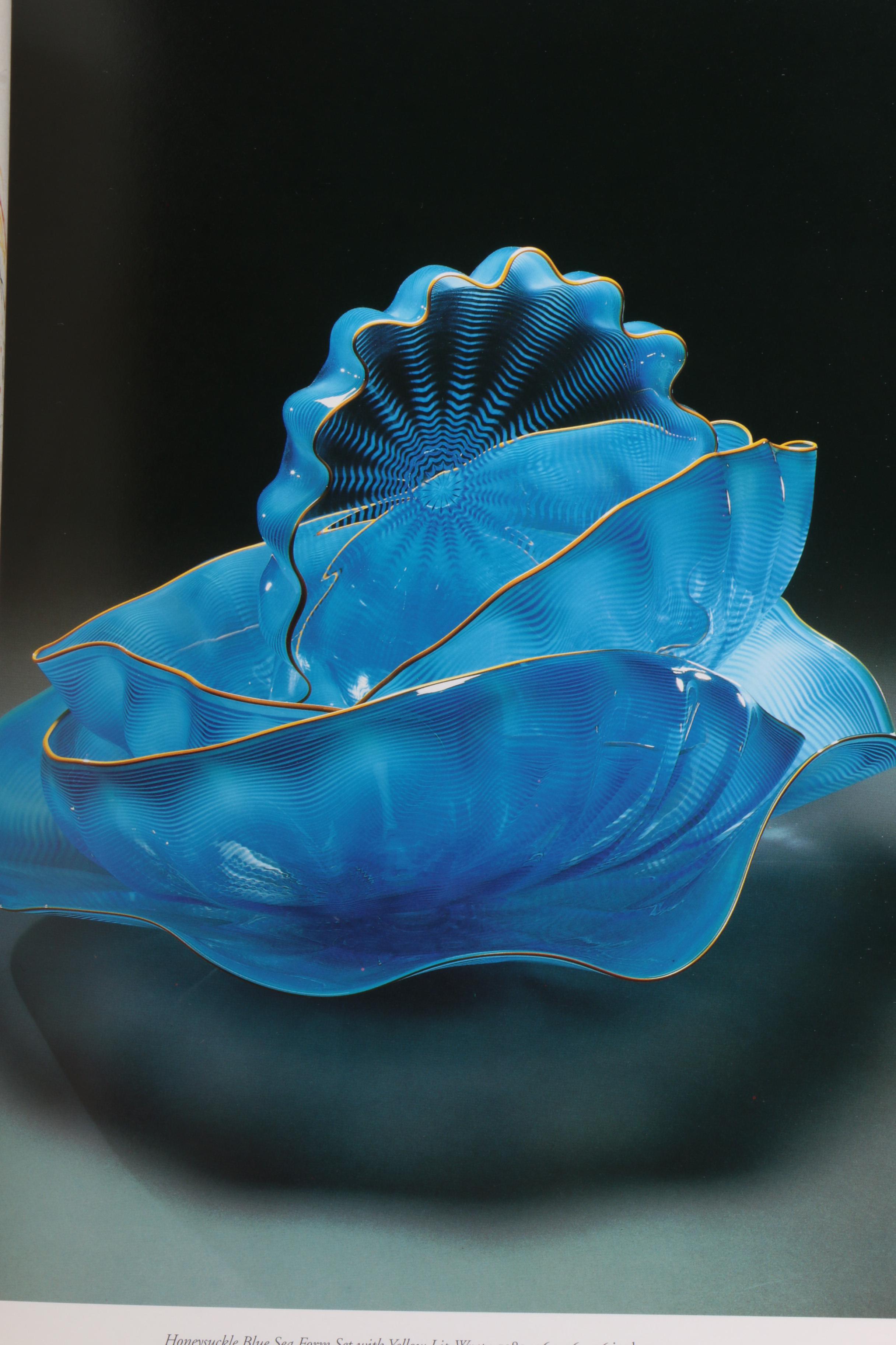 1993 Double Signed "Chihuly Form From Fire" by Dale Chihuly, First Edition  COA