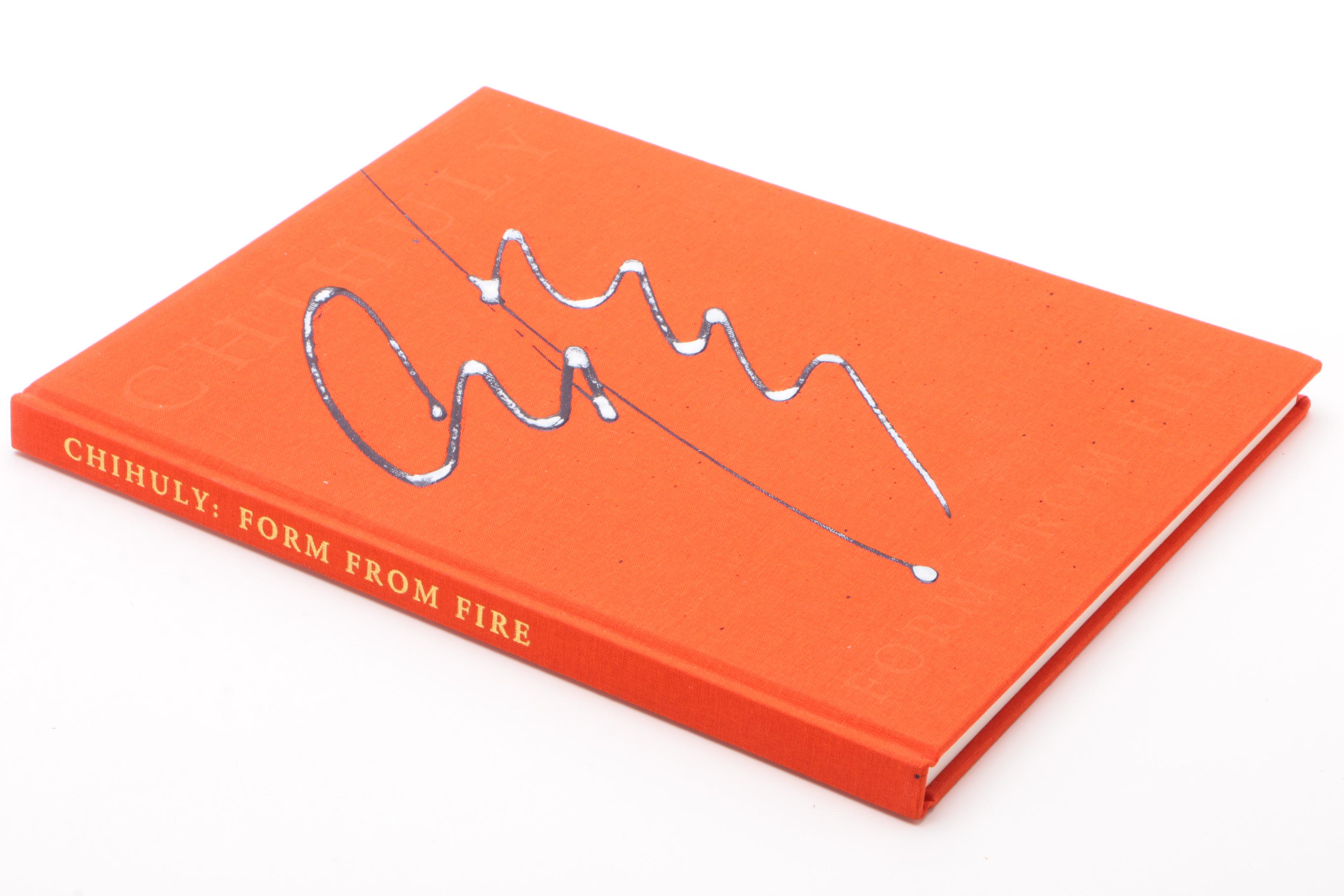 1993 Double Signed "Chihuly Form From Fire" by Dale Chihuly, First Edition  COA