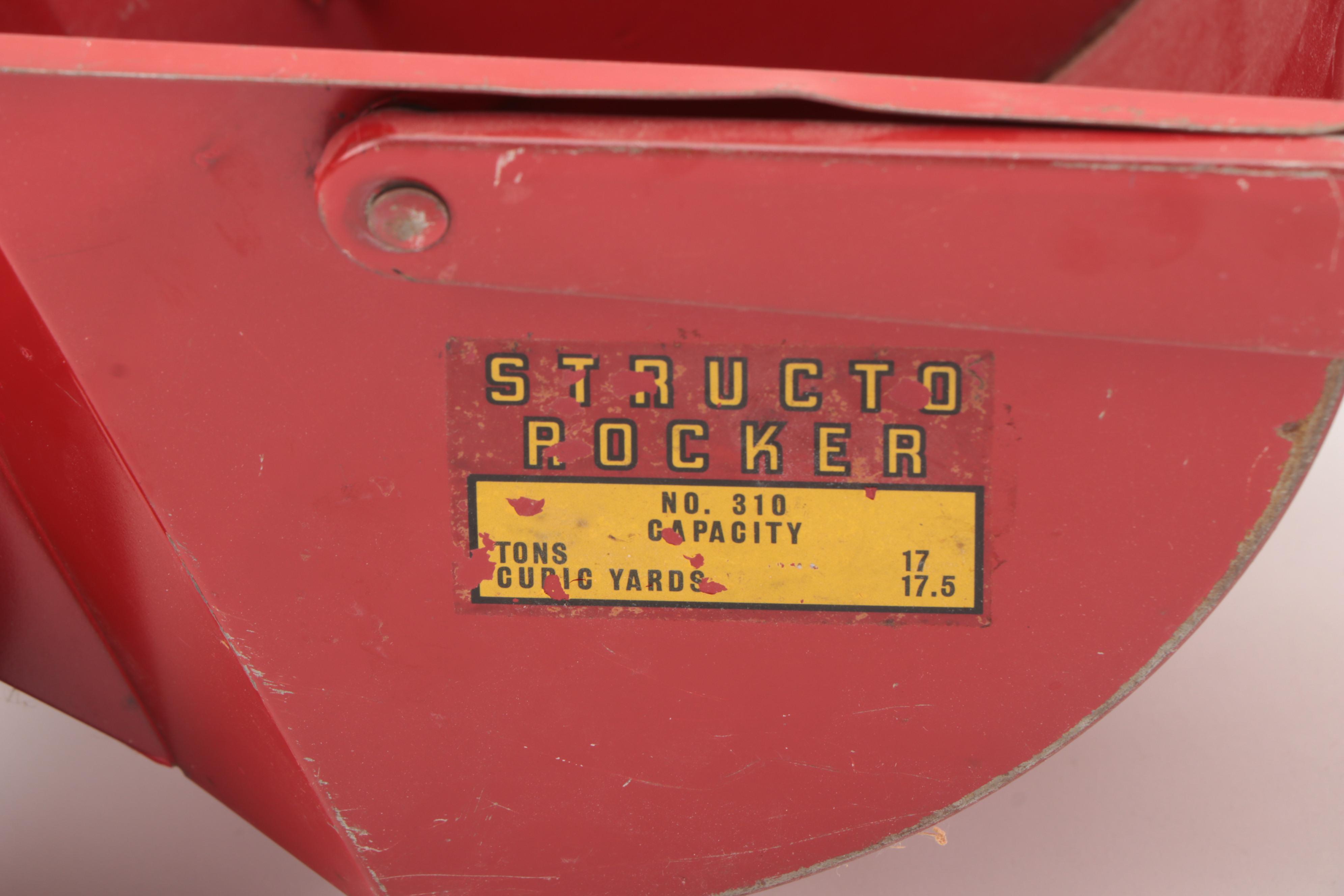 Structo Toys Rocker Model 310 Construction Vehicle, Mid-20th C.