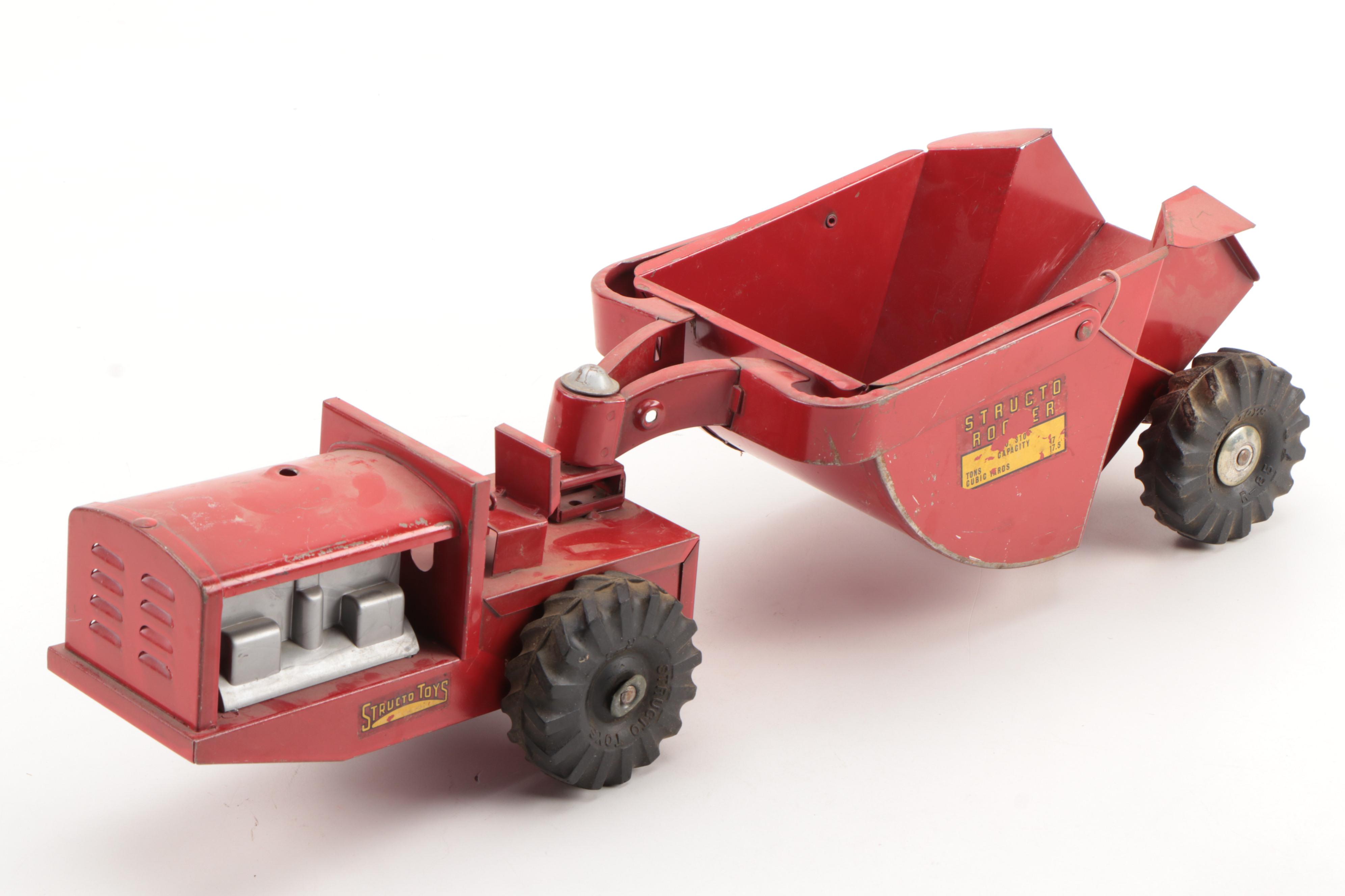 Structo Toys Rocker Model 310 Construction Vehicle, Mid-20th C.