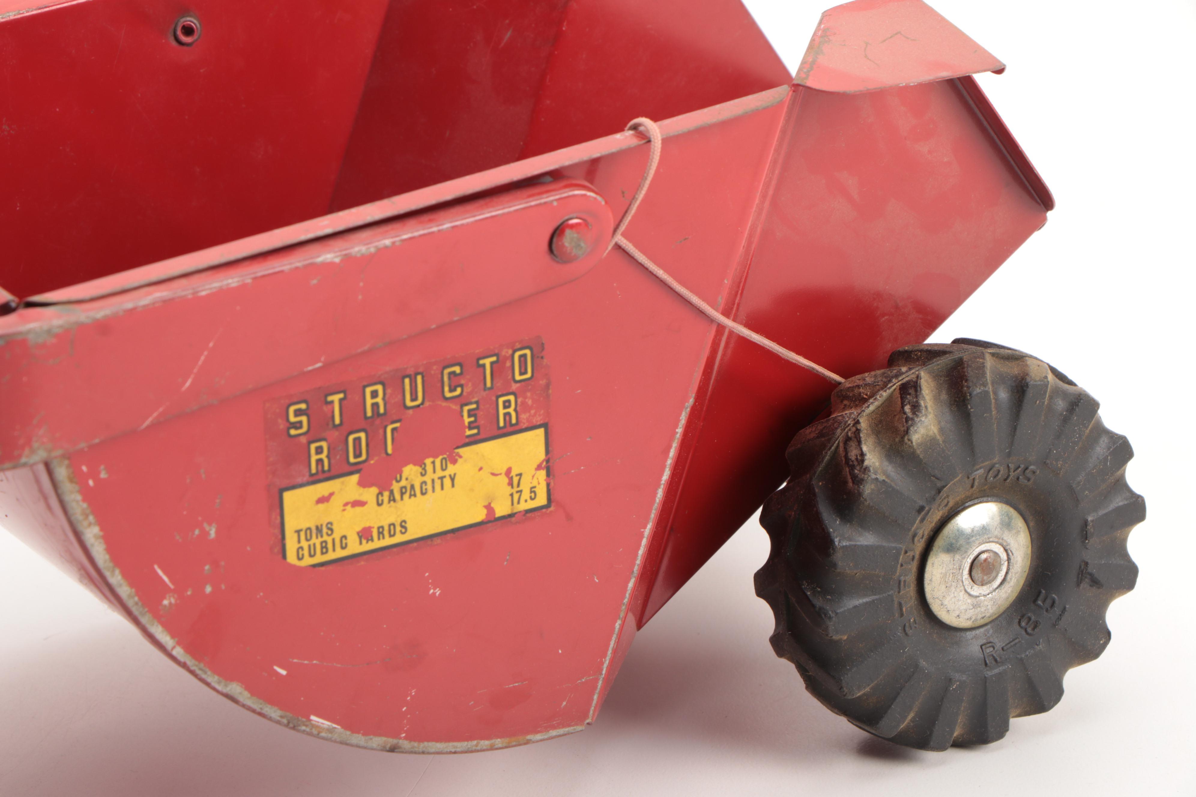 Structo Toys Rocker Model 310 Construction Vehicle, Mid-20th C.