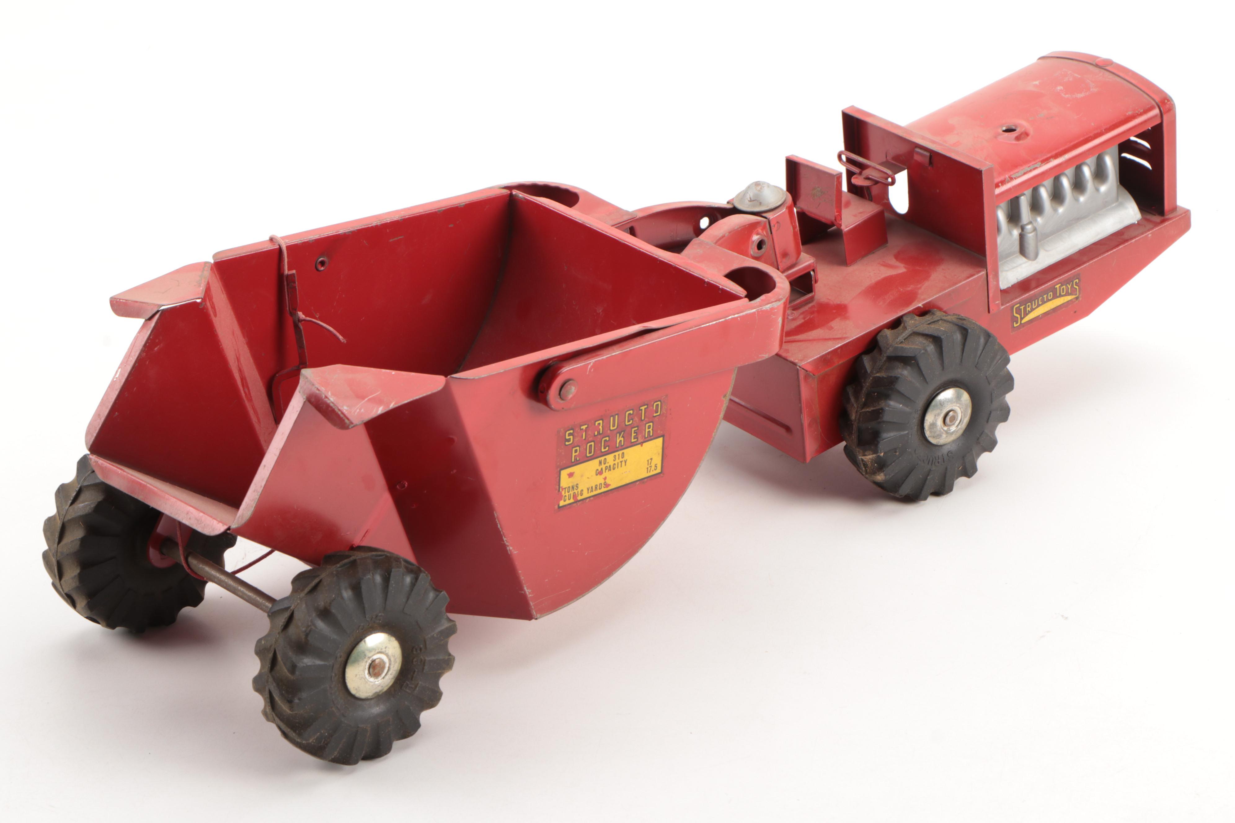 Structo Toys Rocker Model 310 Construction Vehicle, Mid-20th C.