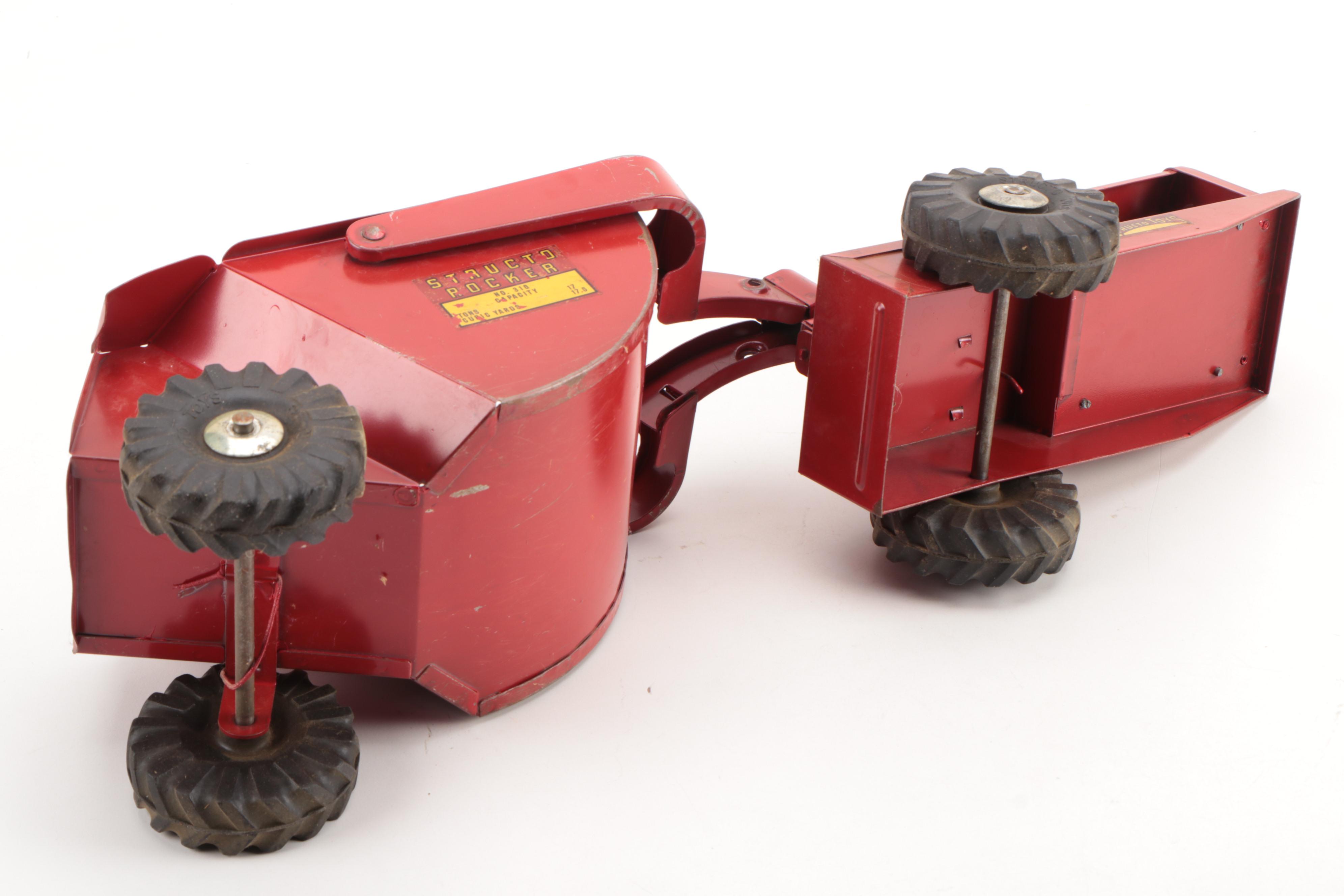 Structo Toys Rocker Model 310 Construction Vehicle, Mid-20th C.