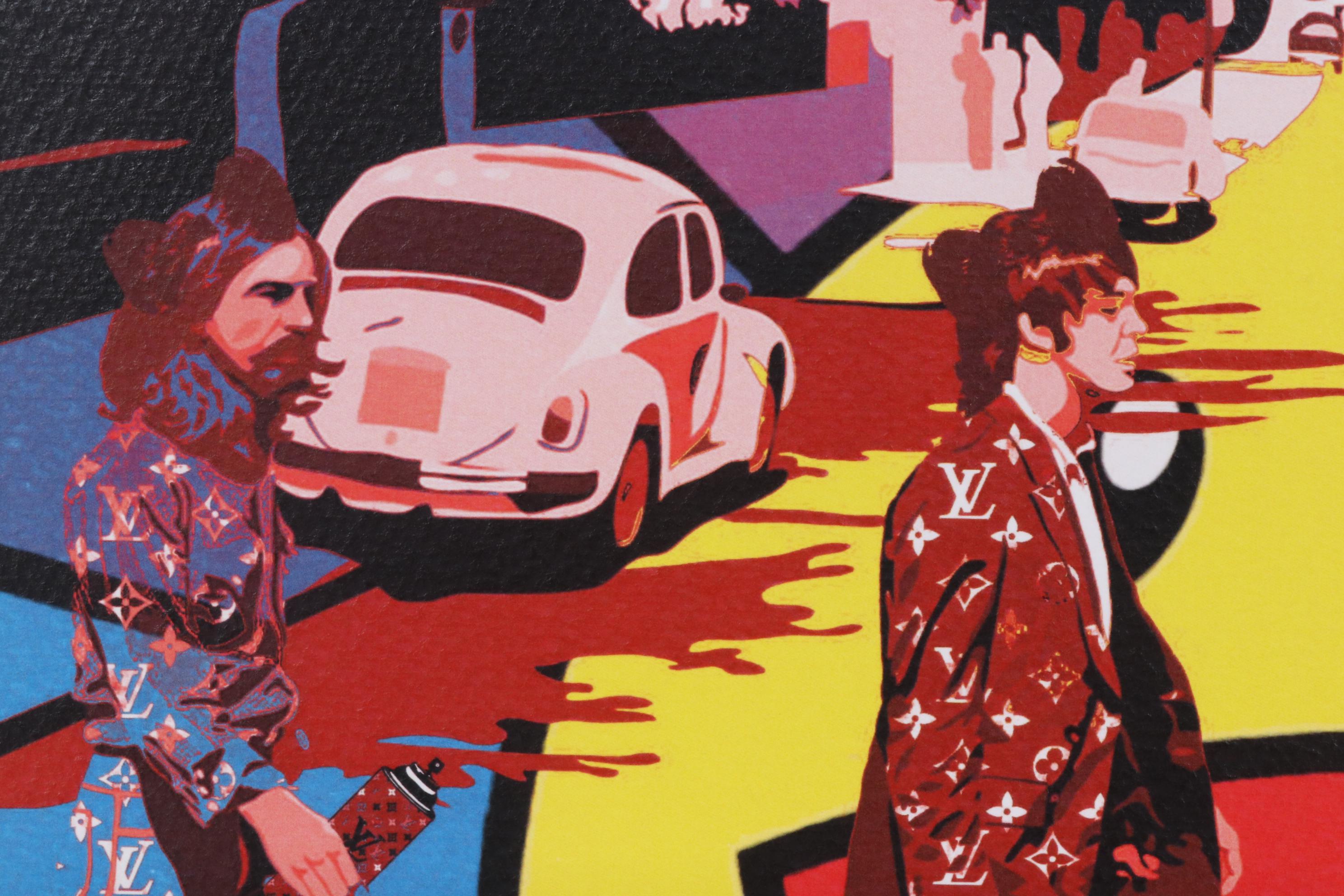 Death NYC Graphic Print Beatles in Louis Vuitton on Abbey Road, 2020