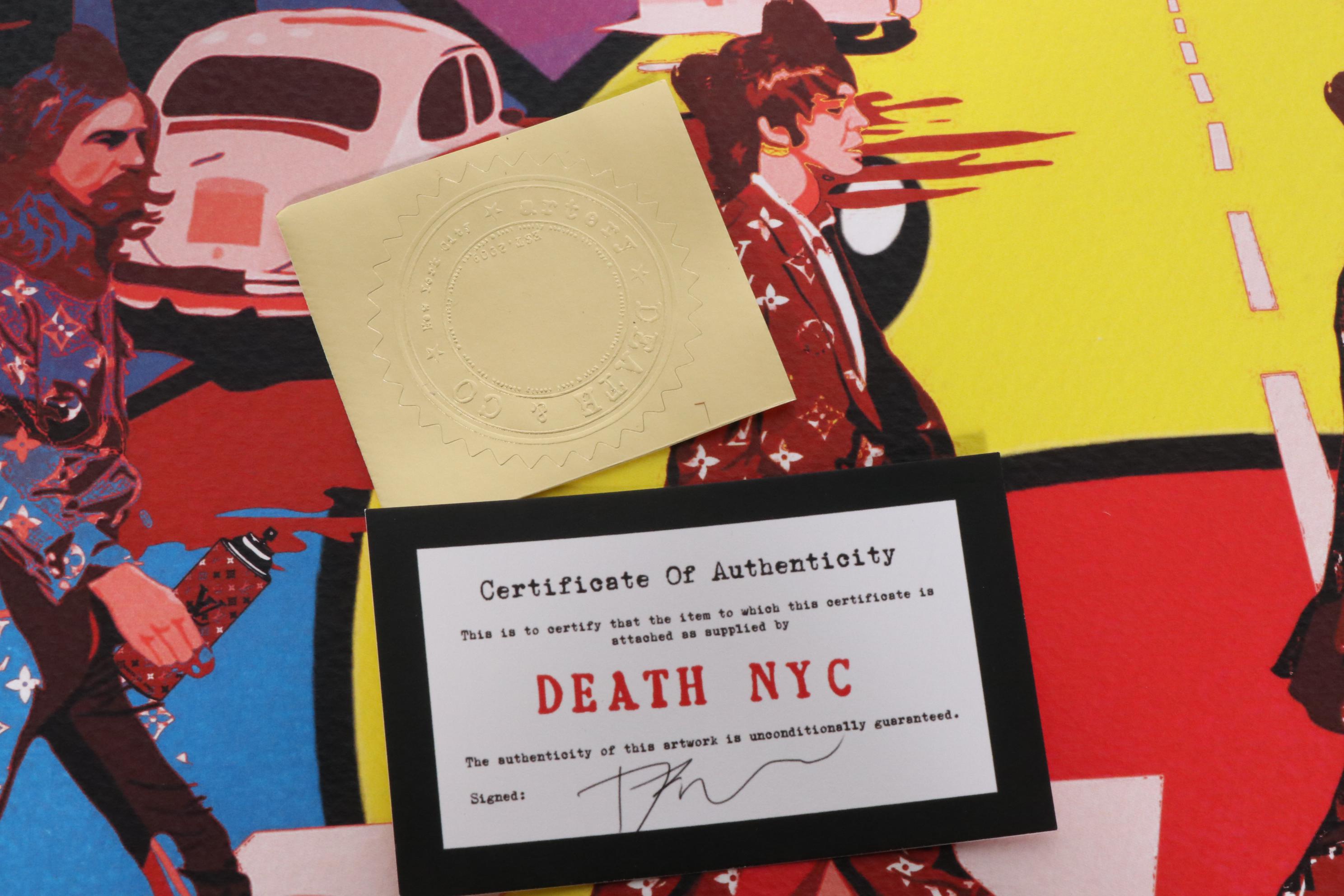 Death NYC Graphic Print Beatles in Louis Vuitton on Abbey Road, 2020