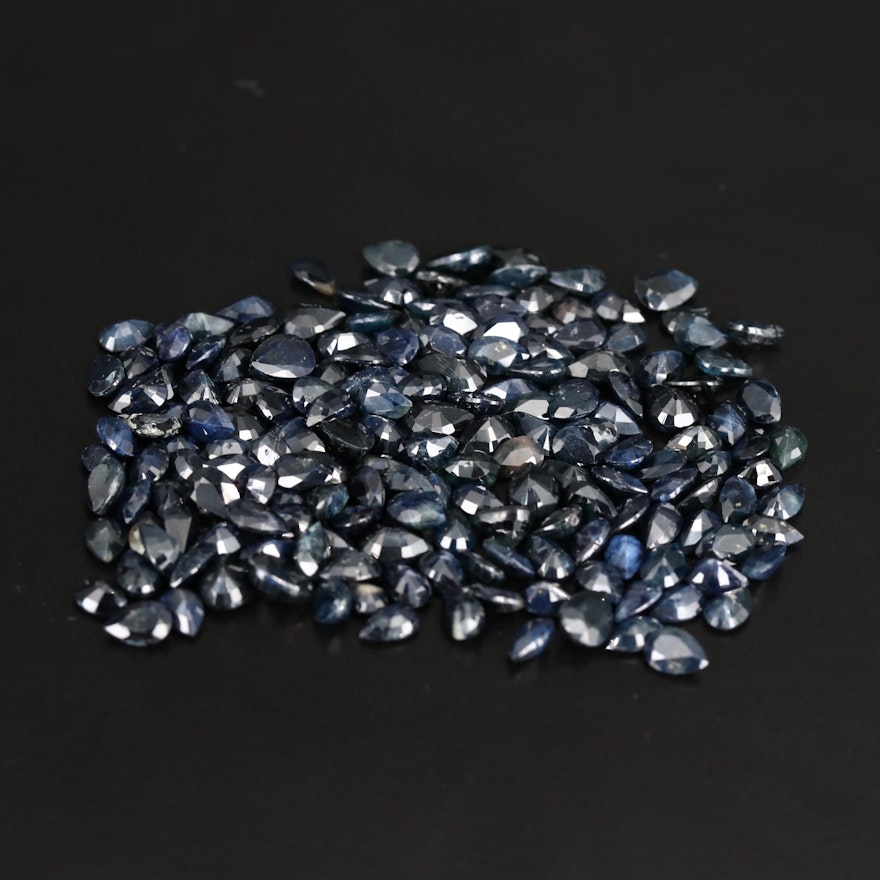 Loose 100.99 CTW Pear Faceted Sapphire