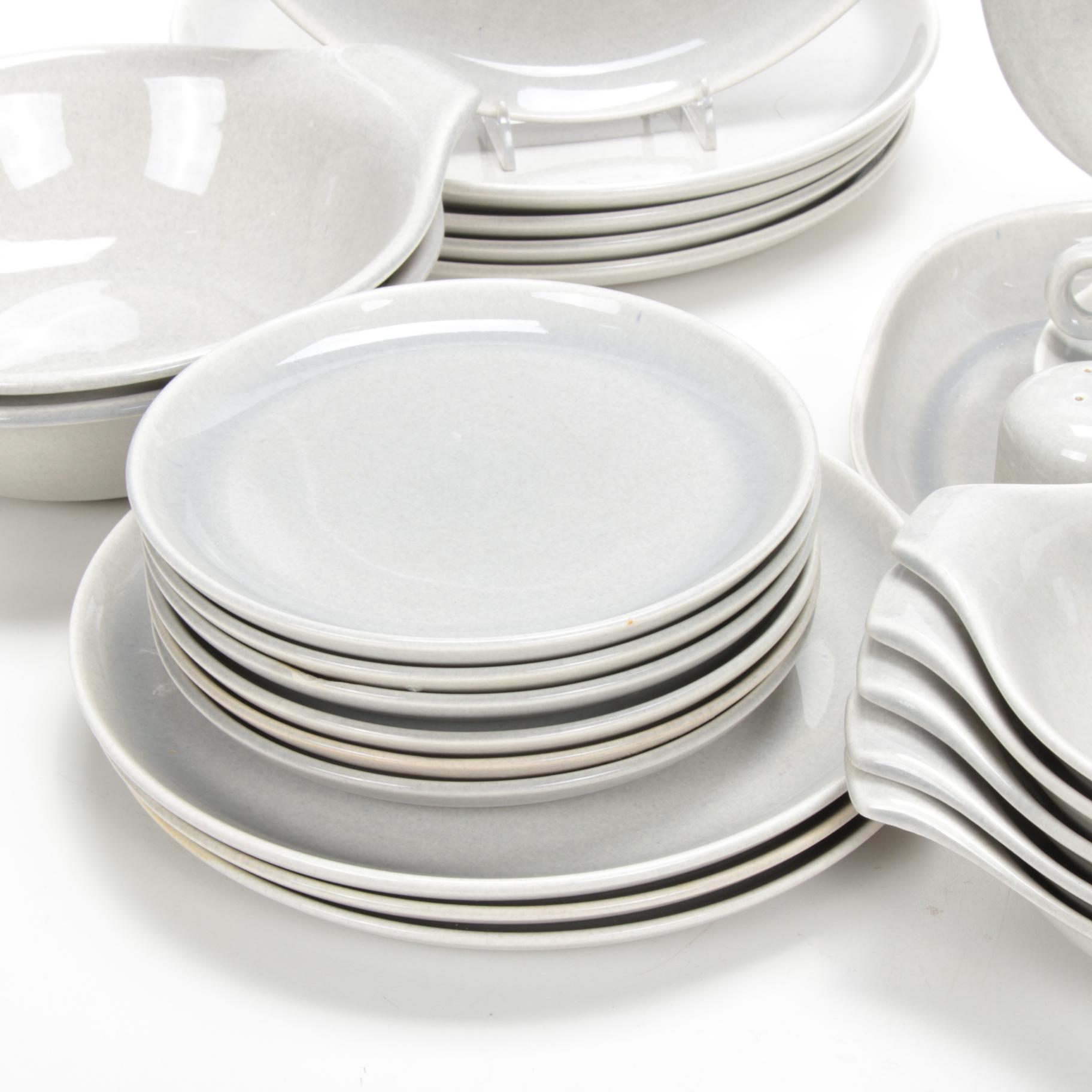Russel Wright "American Modern" Grey Ceramic Dinnerware