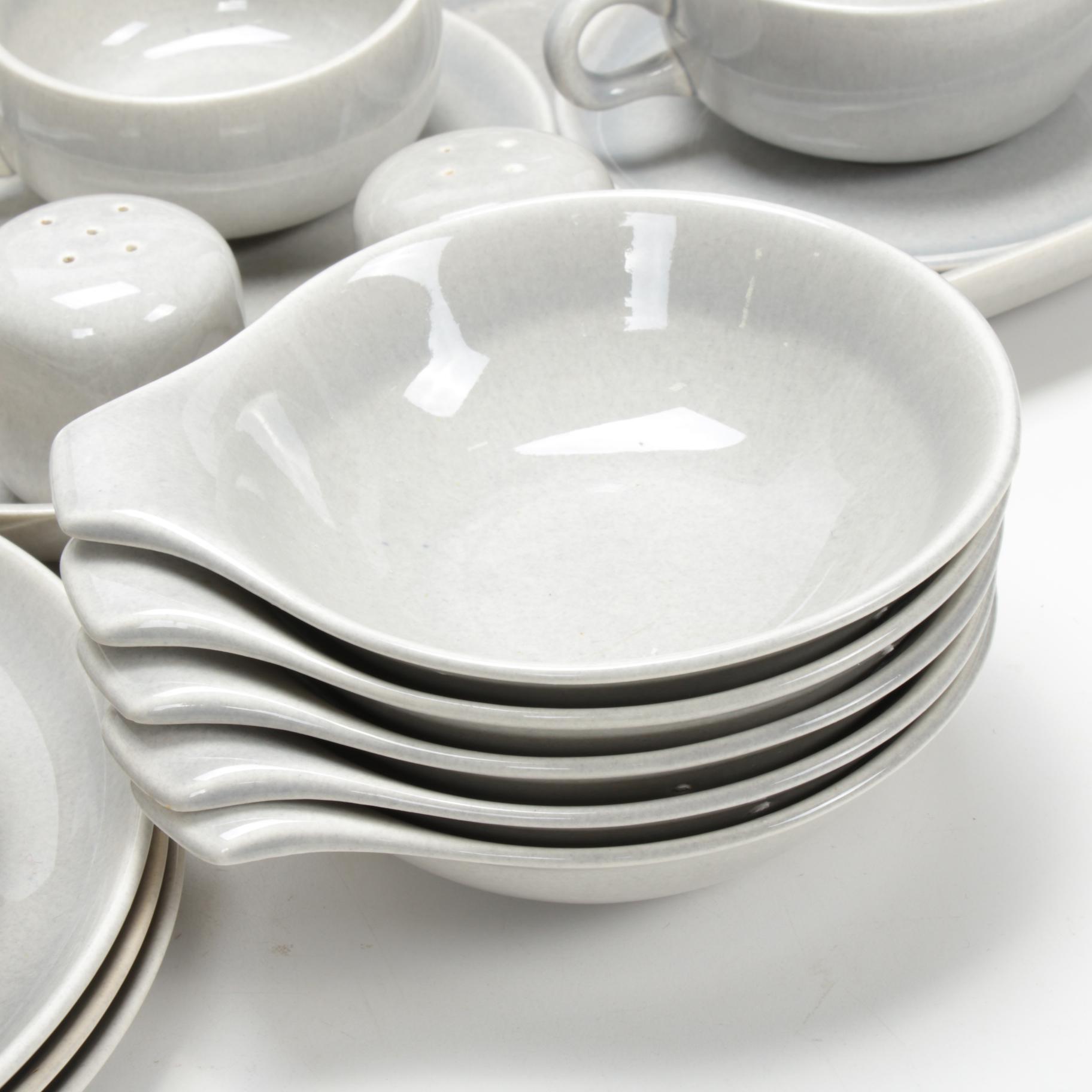 Russel Wright "American Modern" Grey Ceramic Dinnerware