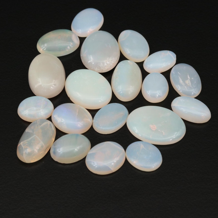 Loose Oval Opal Cabochons