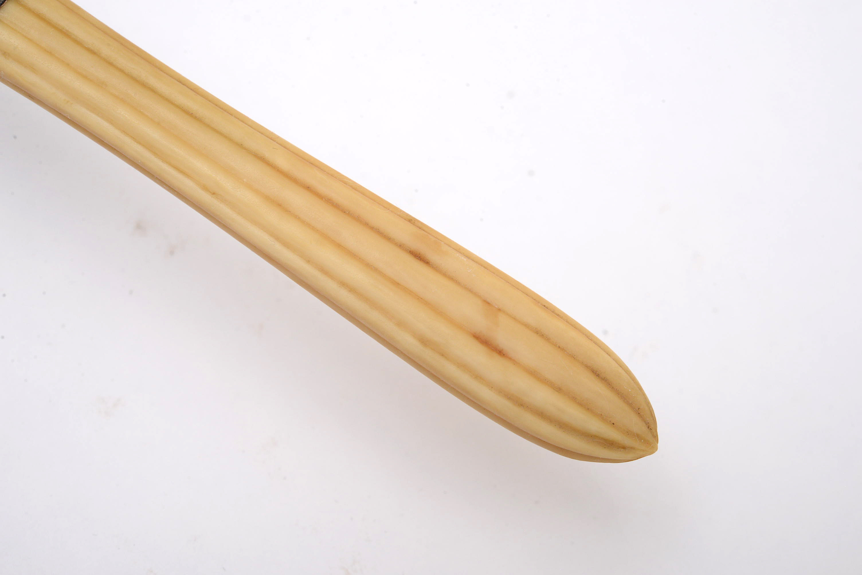 Silver Plate Tea Strainer with Resin Handle, Early to Mid 20th Century