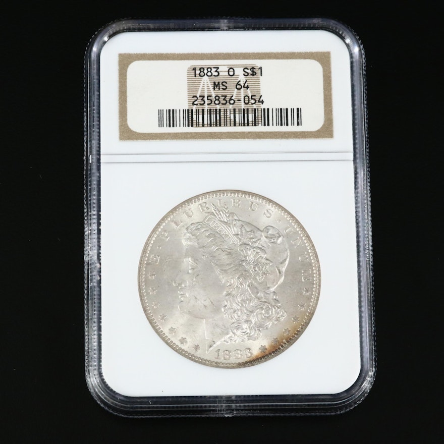 NGC Graded MS64 1883-O Morgan Silver Dollar