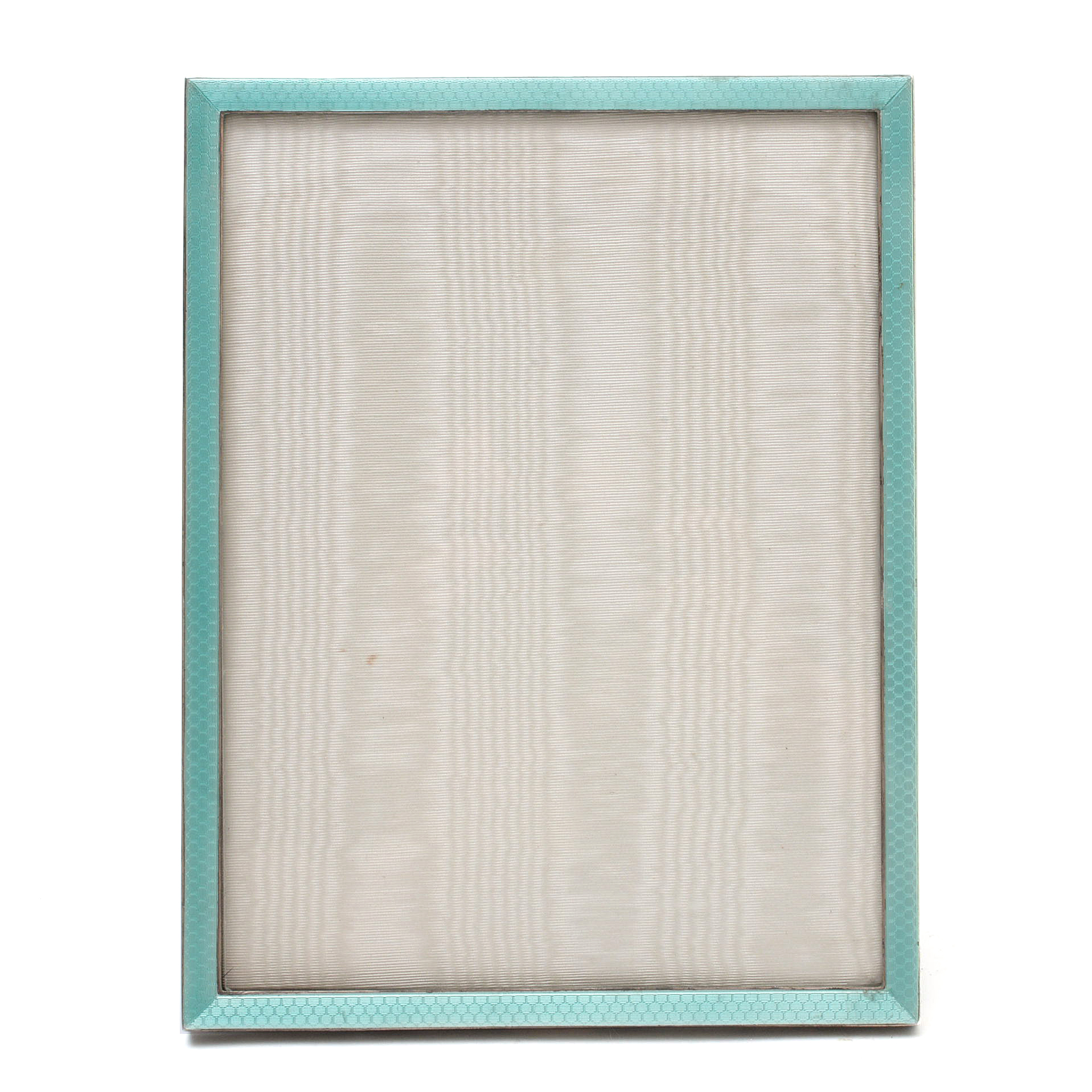 Albert Carter of Birmingham Enameled Sterling Silver Picture Frame, 1928