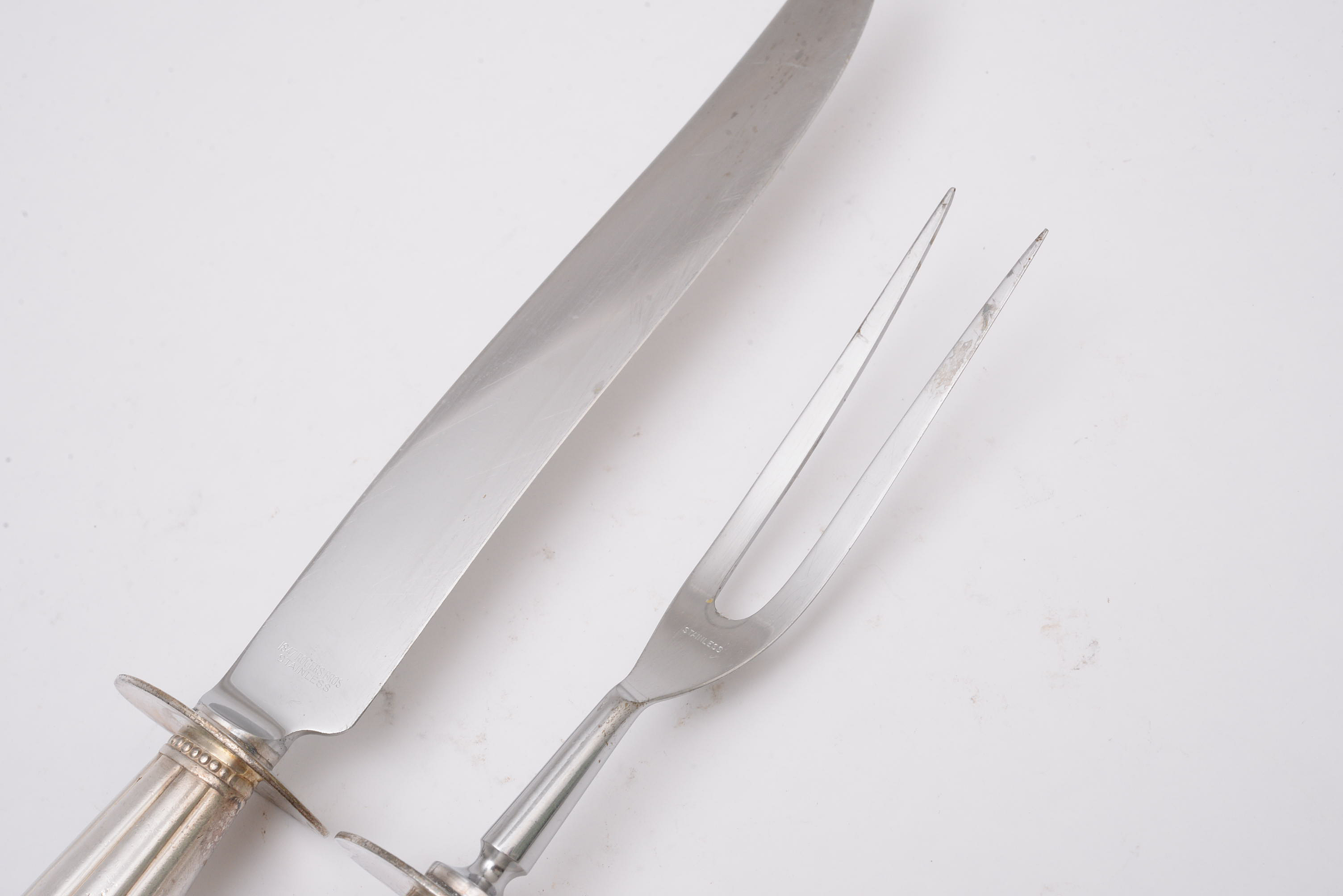 Rogers Bros. Silver Plate Carving Set