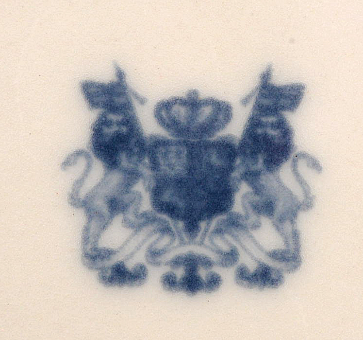 Blue and White Transferware Square Bowls, Late 20th Century