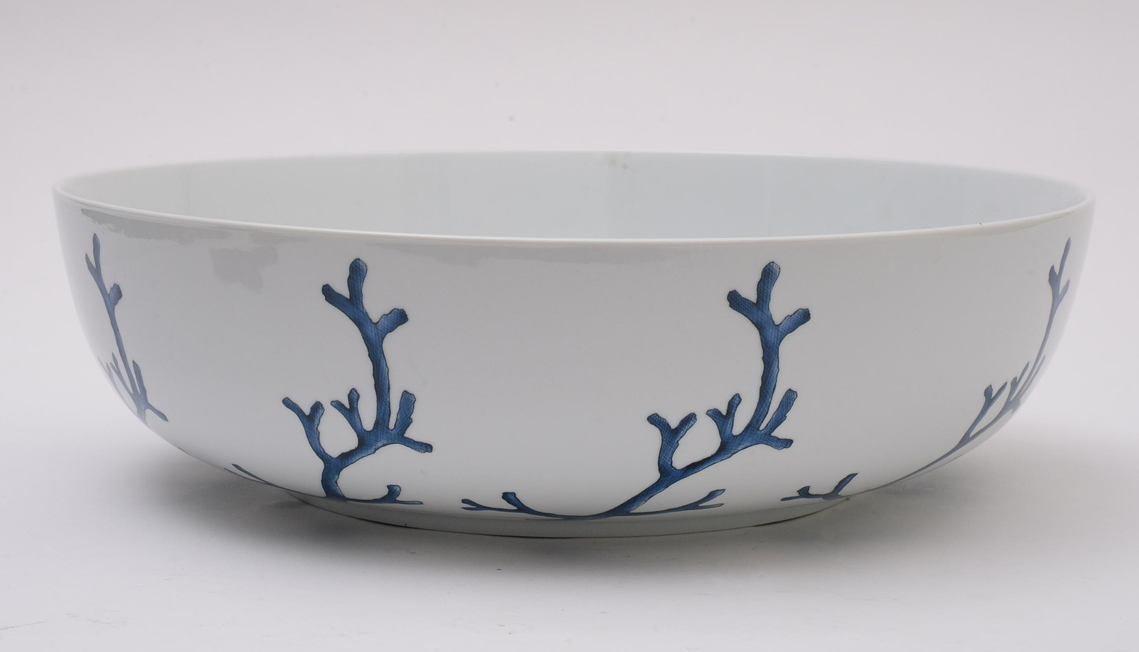Z Gallerie "Blue Coral" Porcelain Serving Bowls and Porcelain Spoons