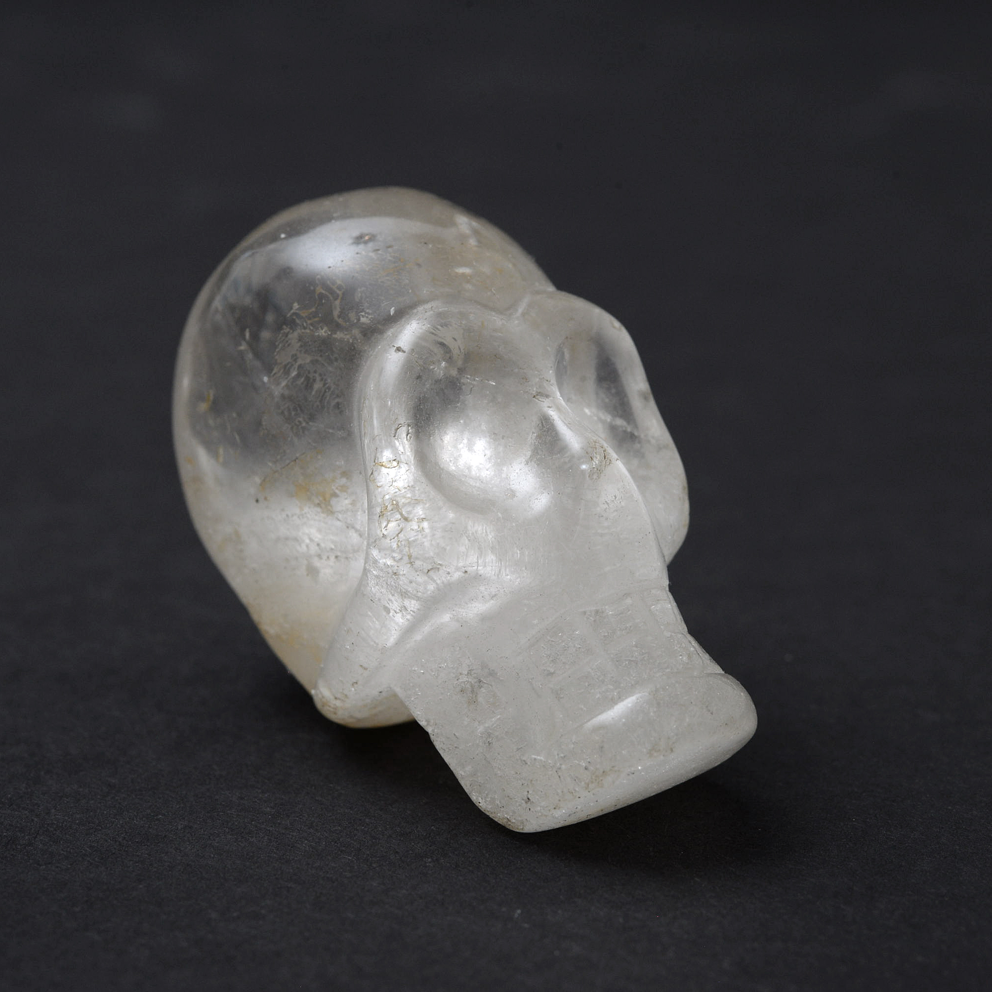 Three Crystal Skull Figurines