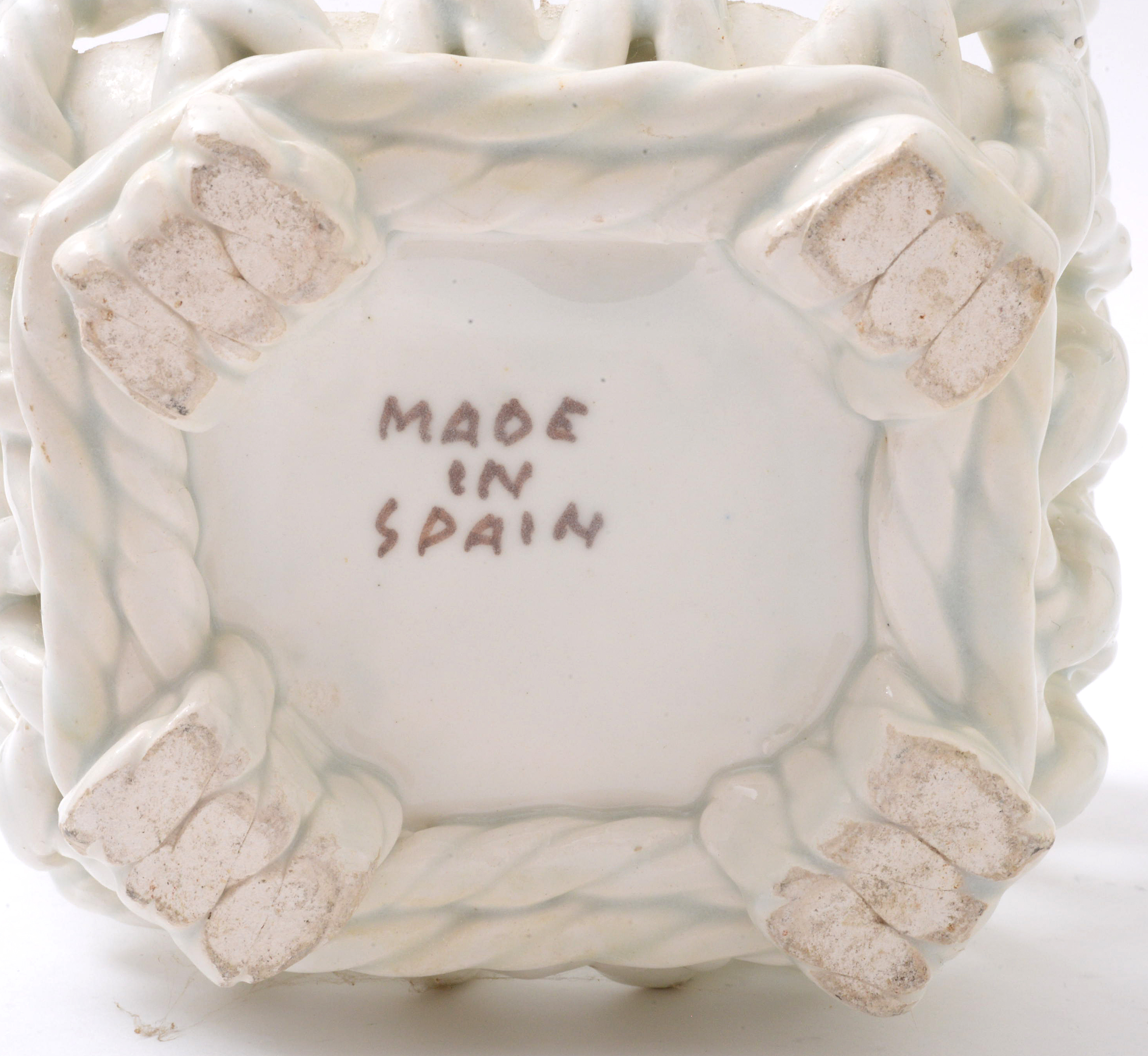 Ceramic Rope Basket Cachepots