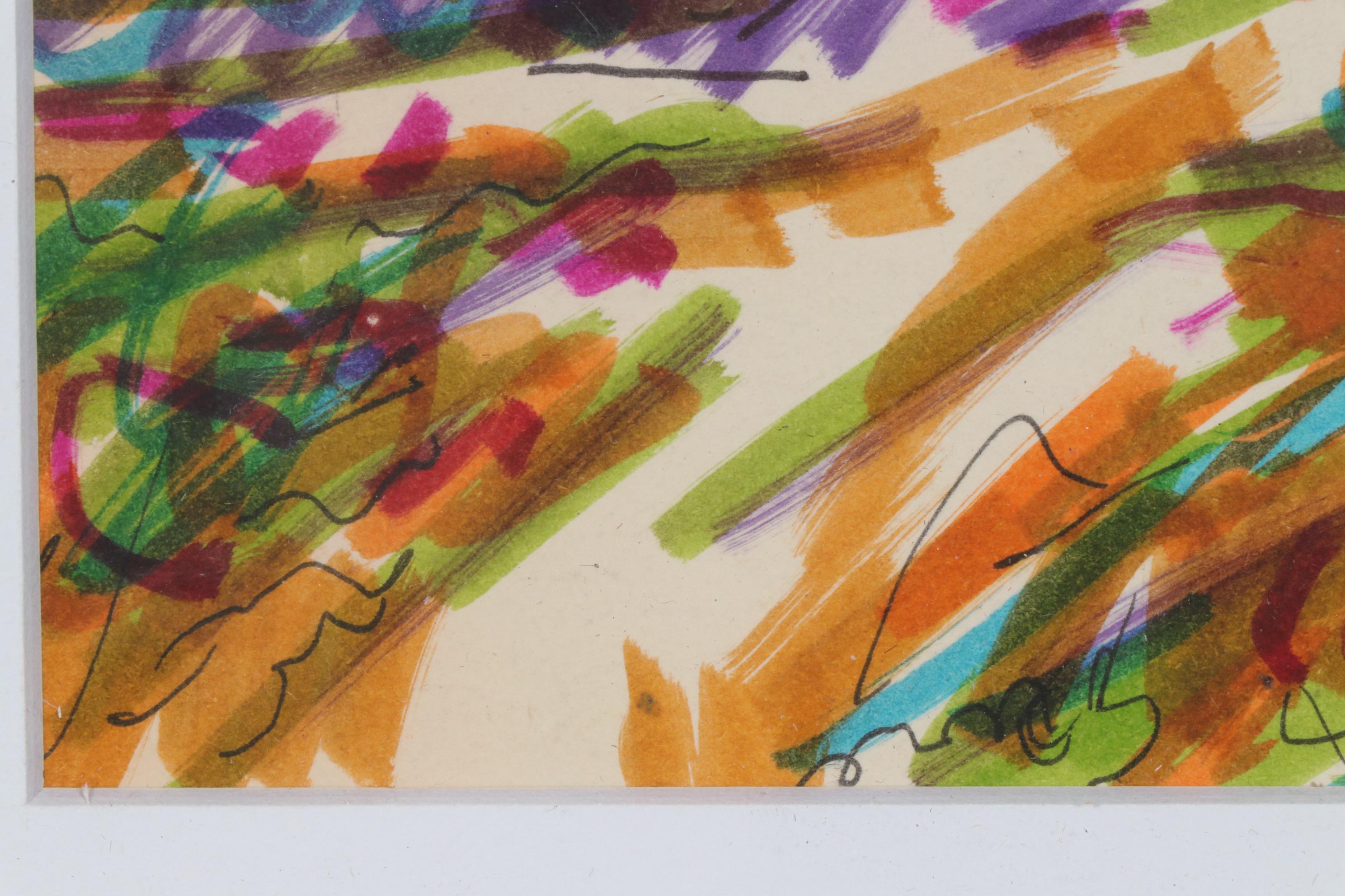 Paul Chidlaw Abstract Marker Drawing