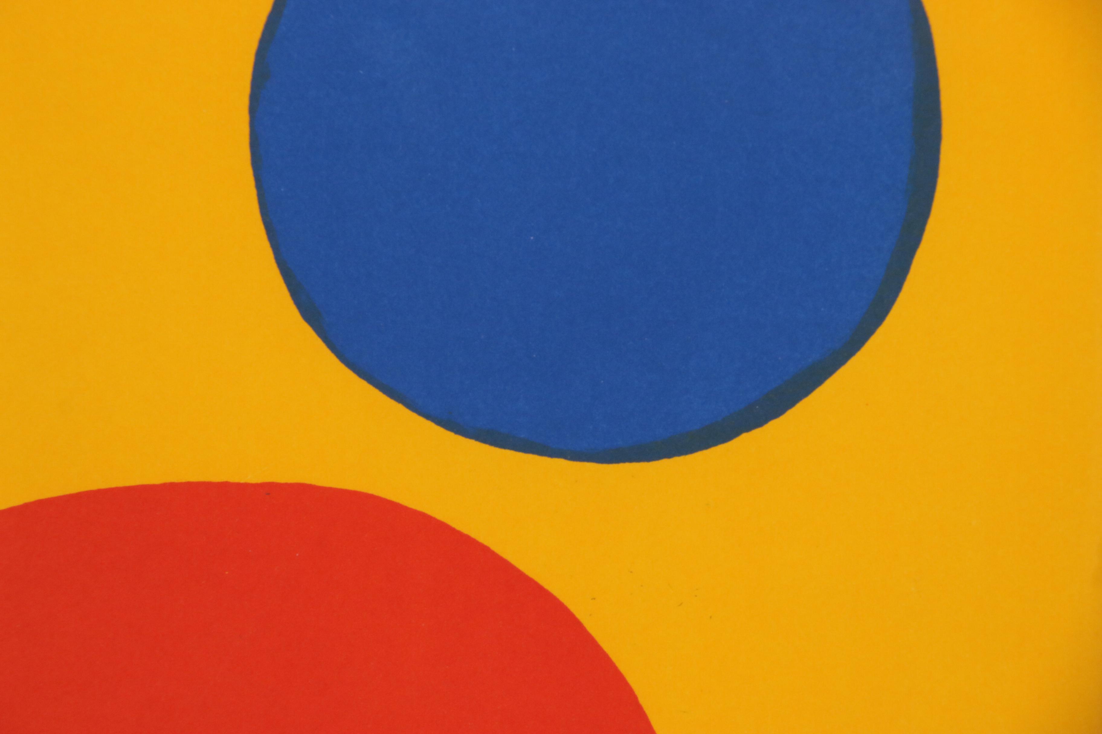 Alexander Calder Lithograph Cover for "Derrière le Miroir", 1973