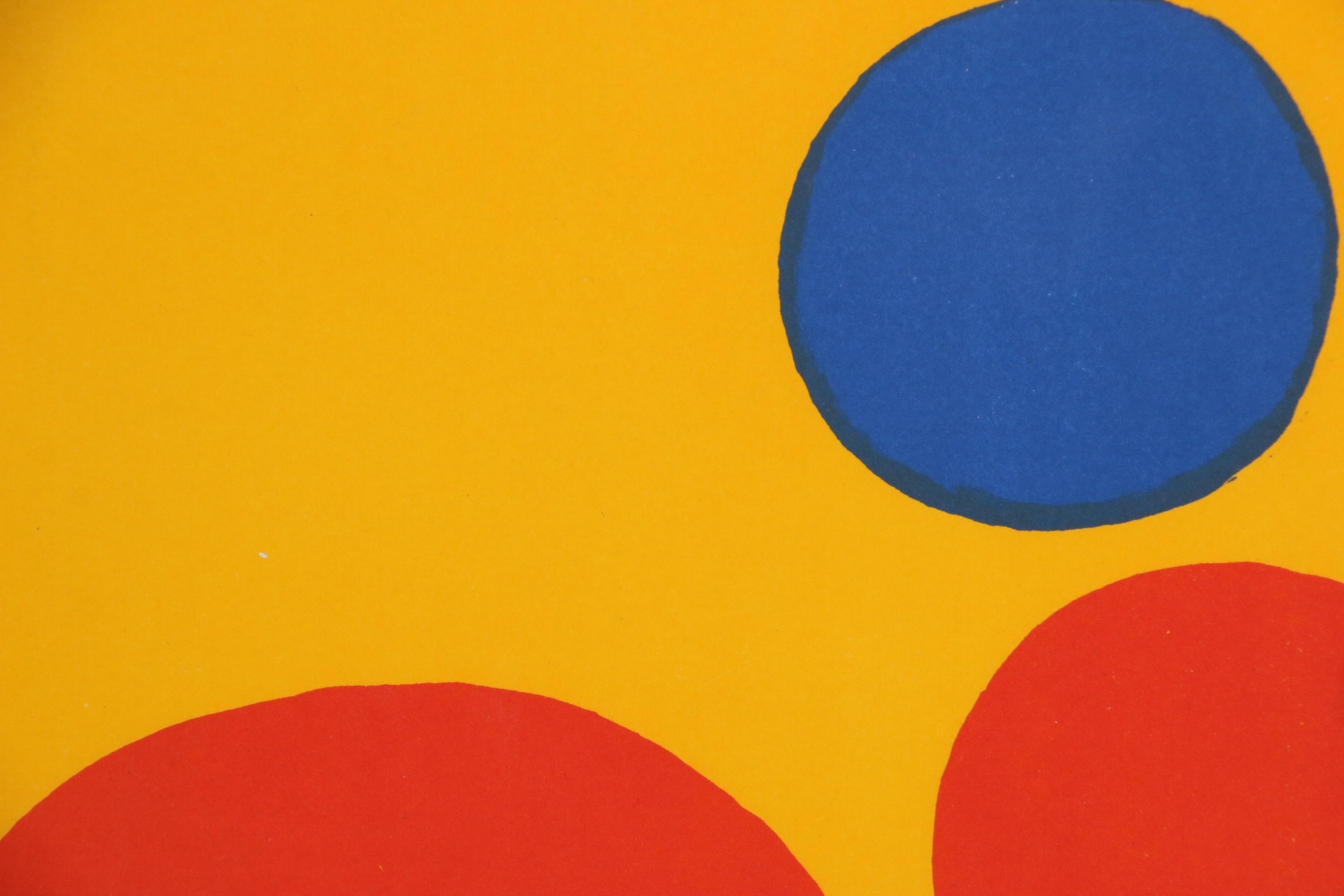 Alexander Calder Lithograph Cover for "Derrière le Miroir", 1973