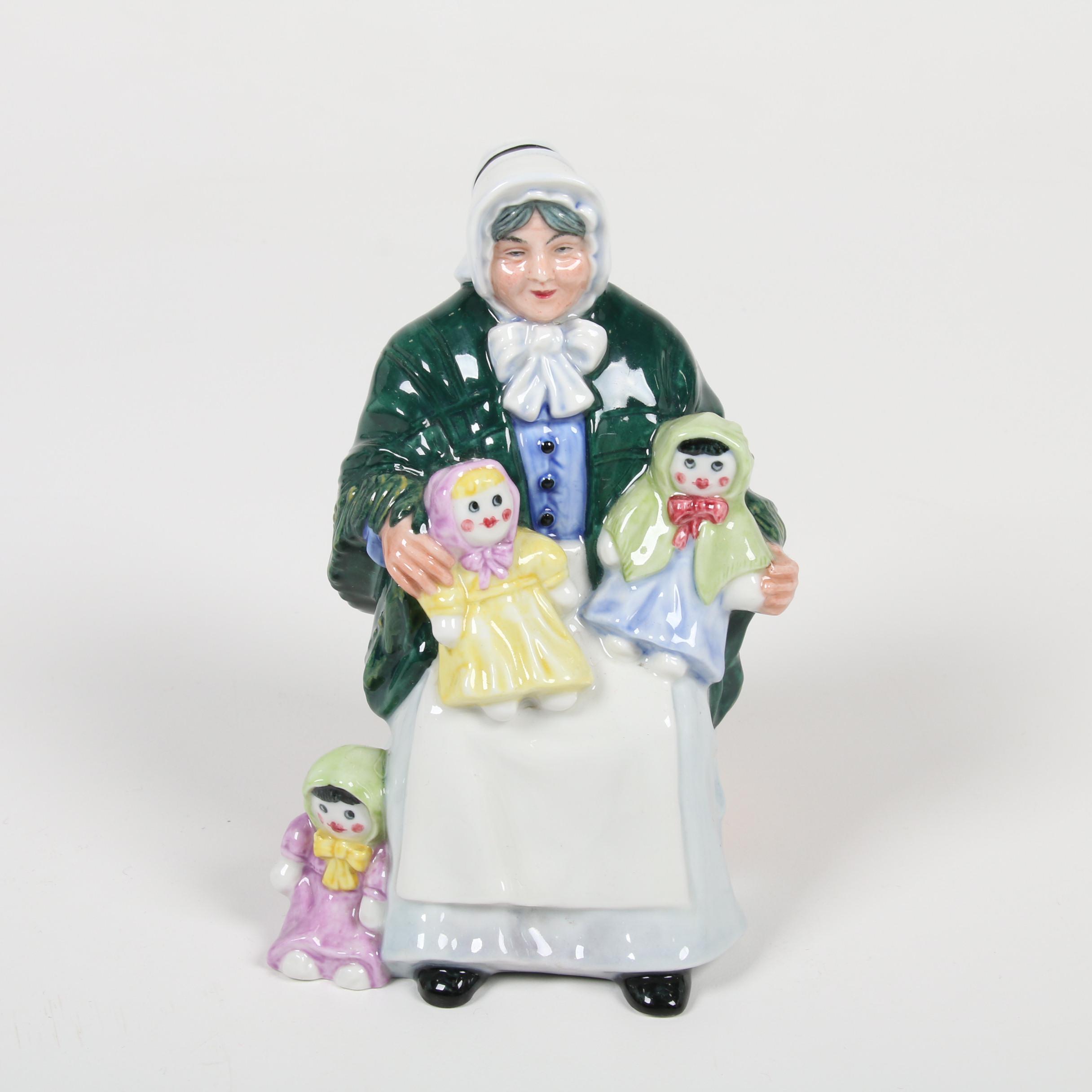 Royal Doulton Signed "Santa Claus" and Other Porcelain Figurines