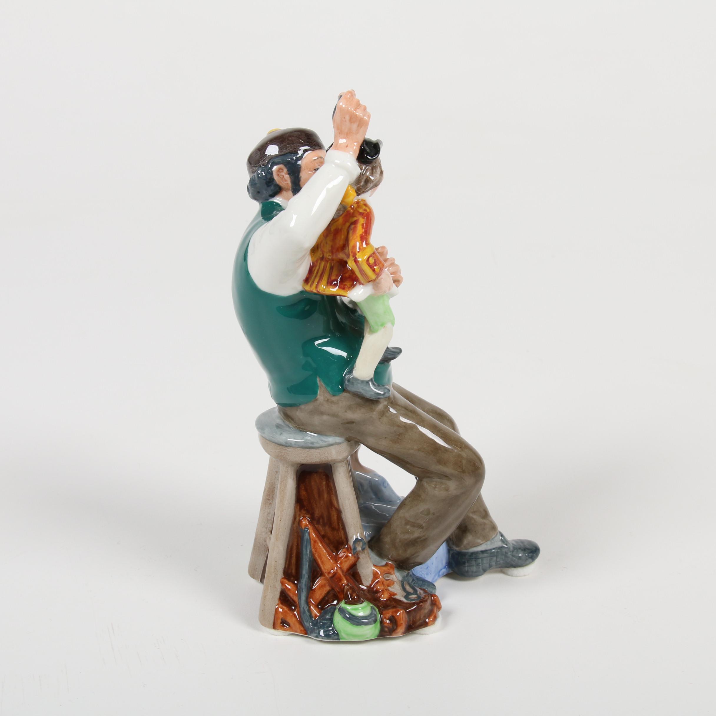 Royal Doulton Signed "Santa Claus" and Other Porcelain Figurines