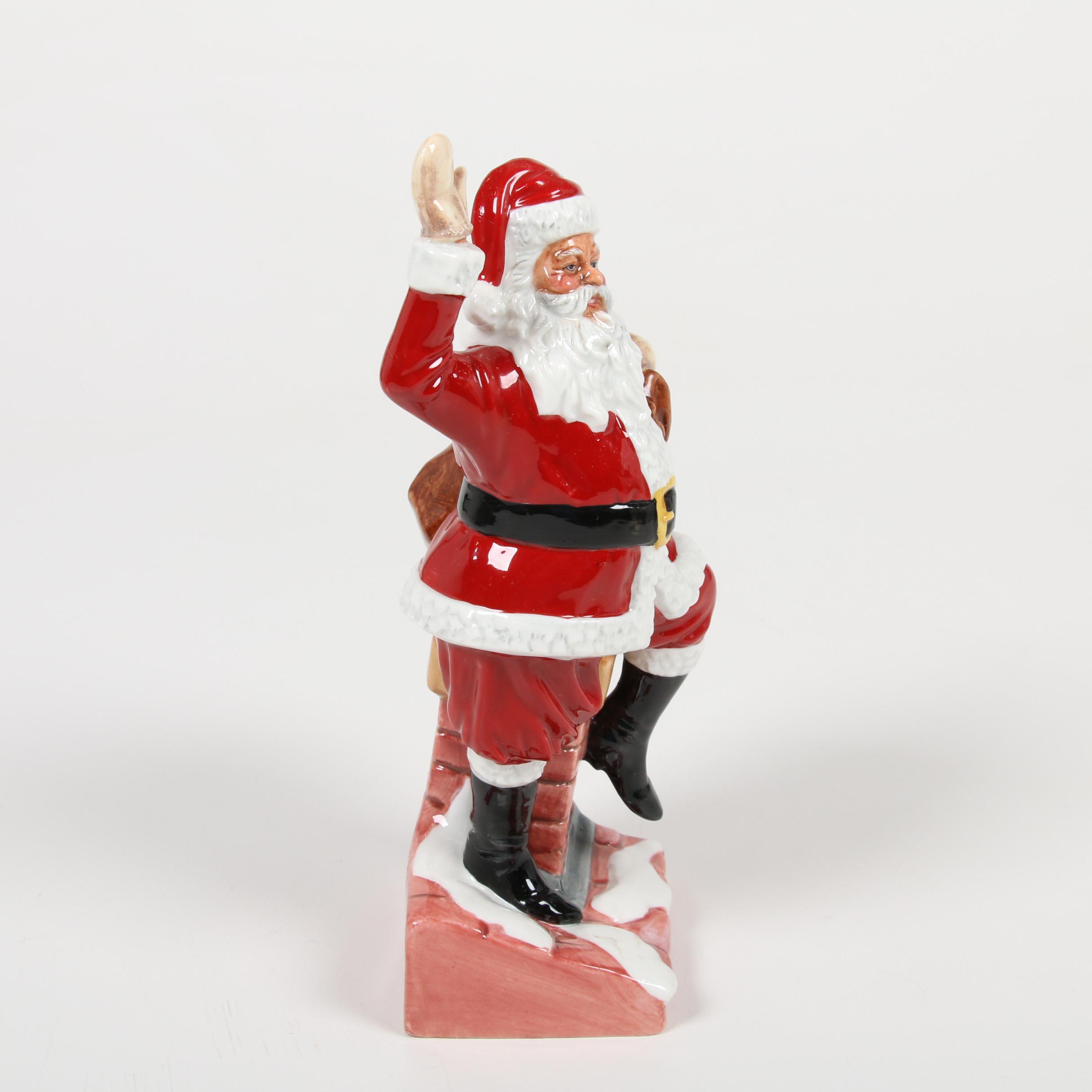 Royal Doulton Signed "Santa Claus" and Other Porcelain Figurines