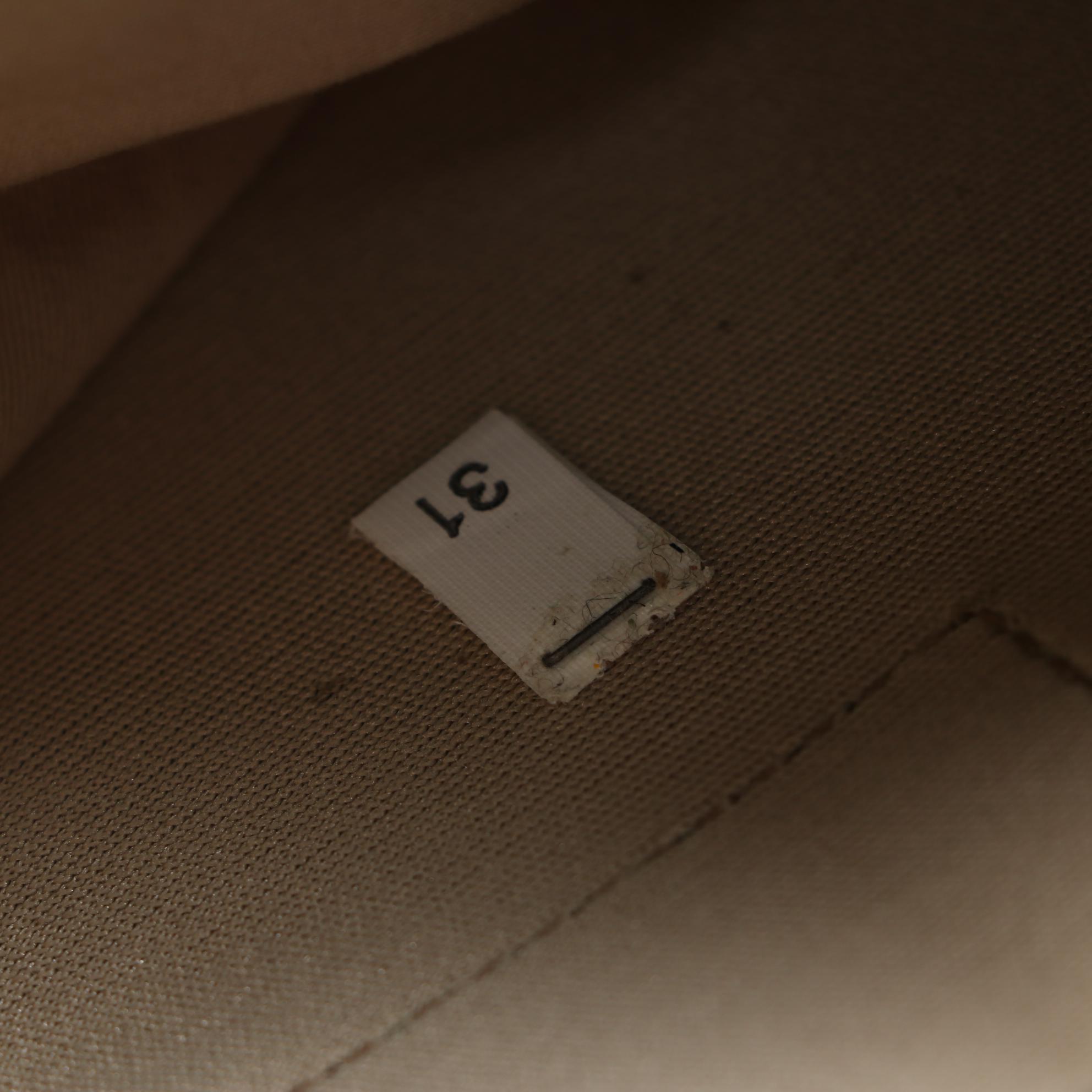 Prada Logo Duffel in Green Canapa Canvas and Grained Leather