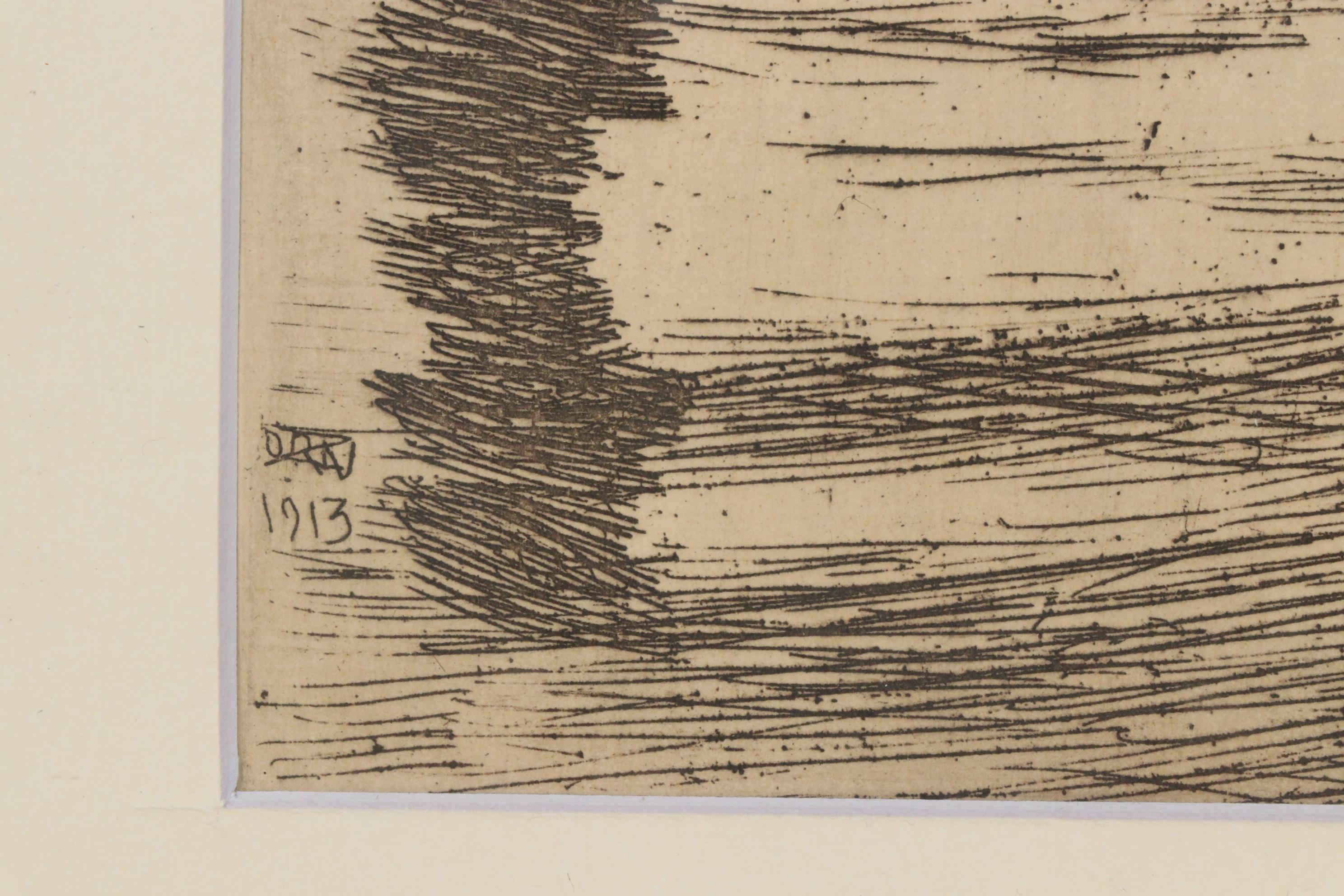 Anders Zorn Nude Etching, Circa 1913