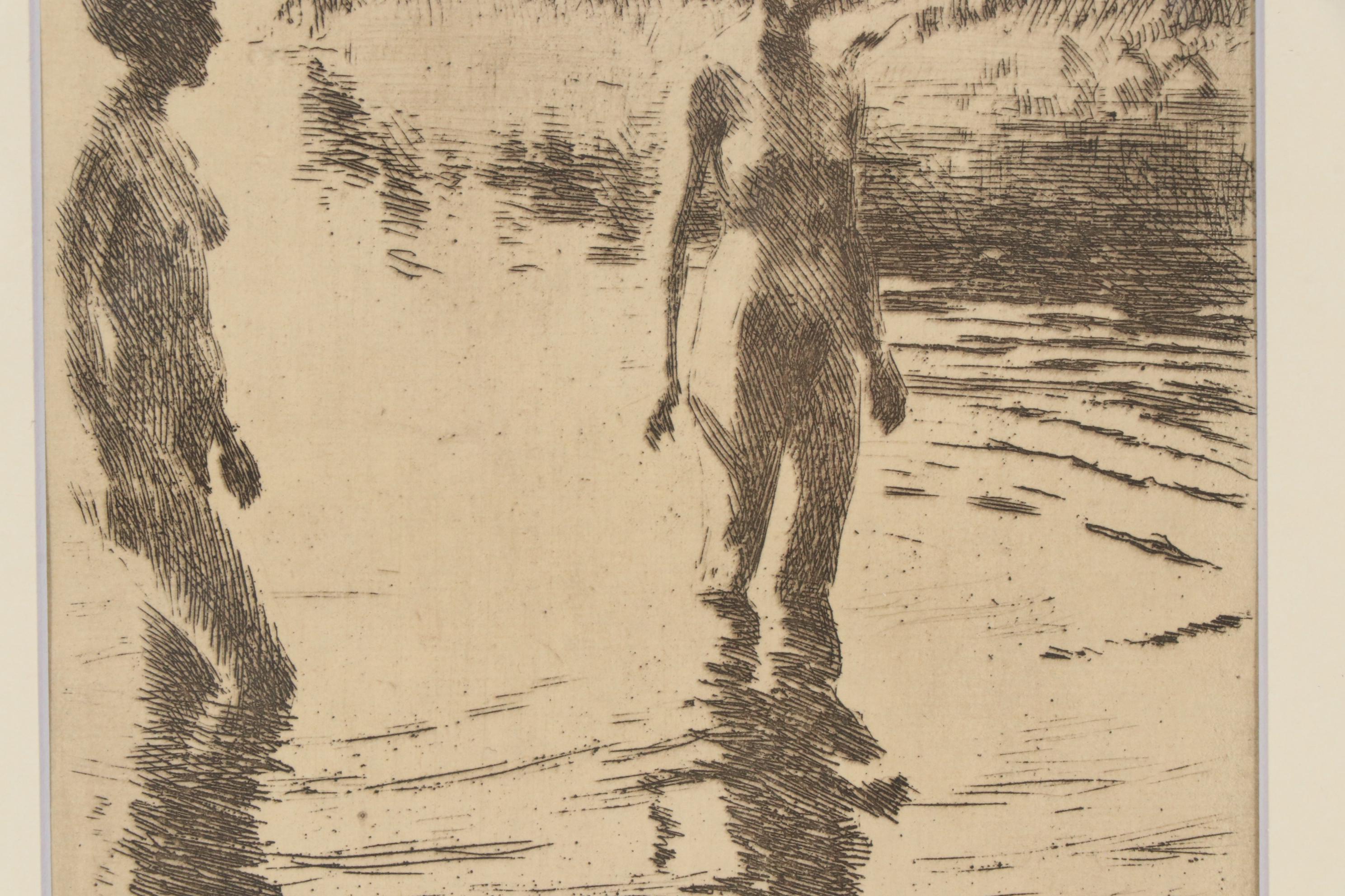 Anders Zorn Nude Etching, Circa 1913