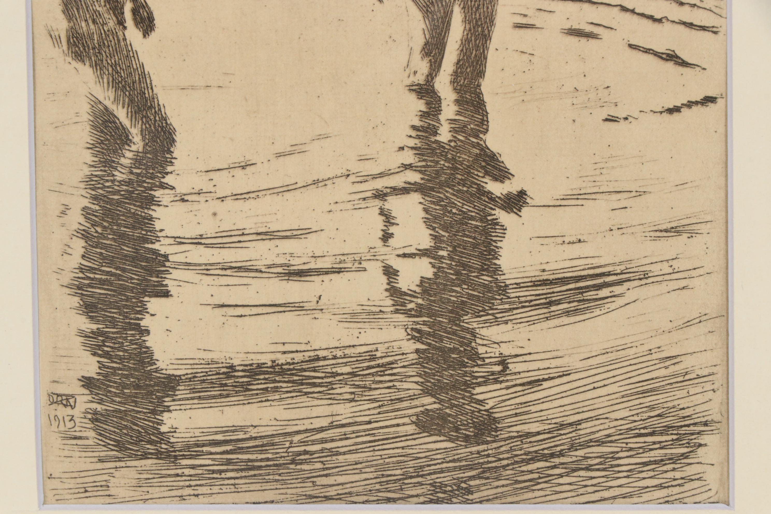 Anders Zorn Nude Etching, Circa 1913