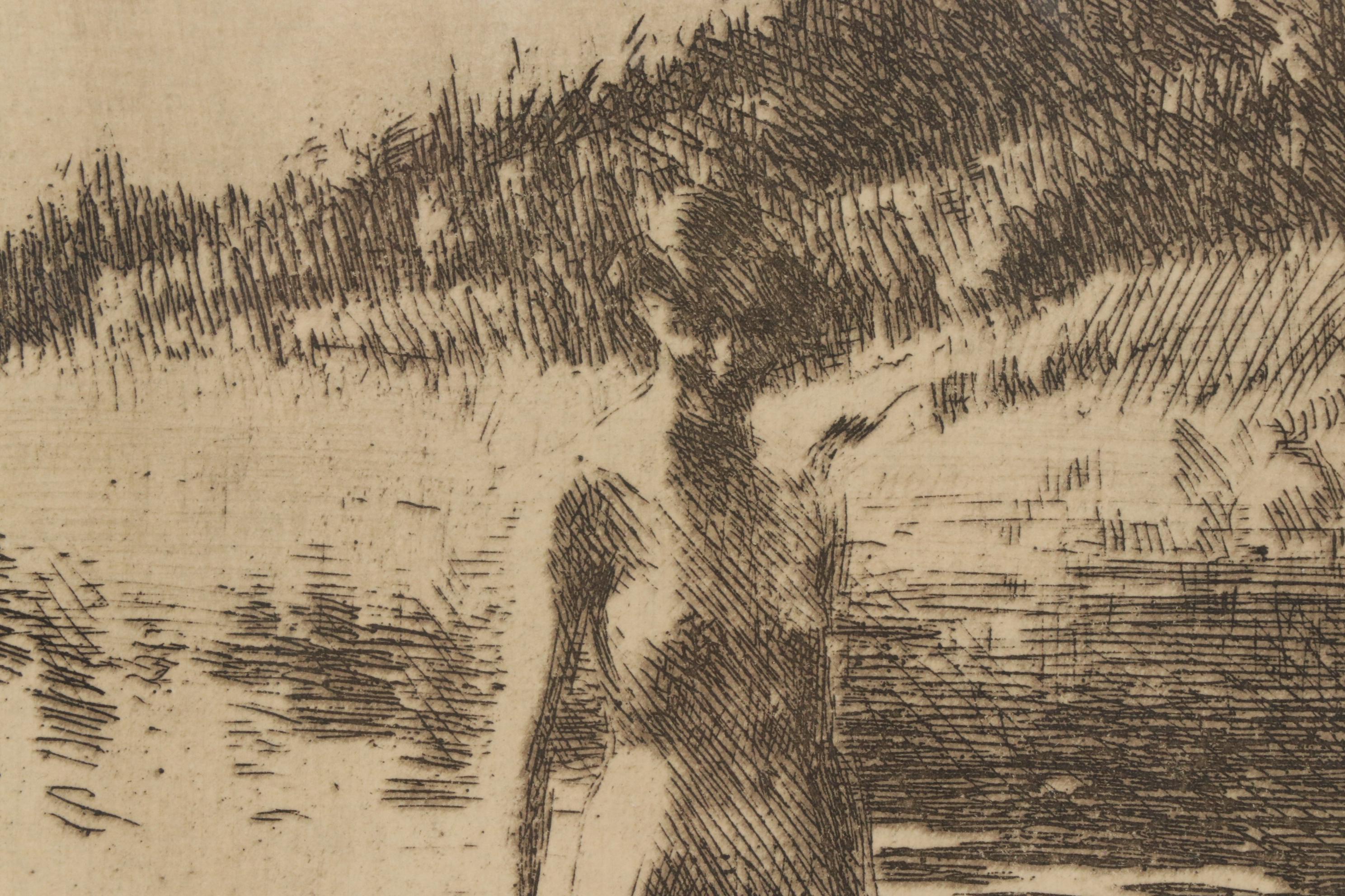 Anders Zorn Nude Etching, Circa 1913