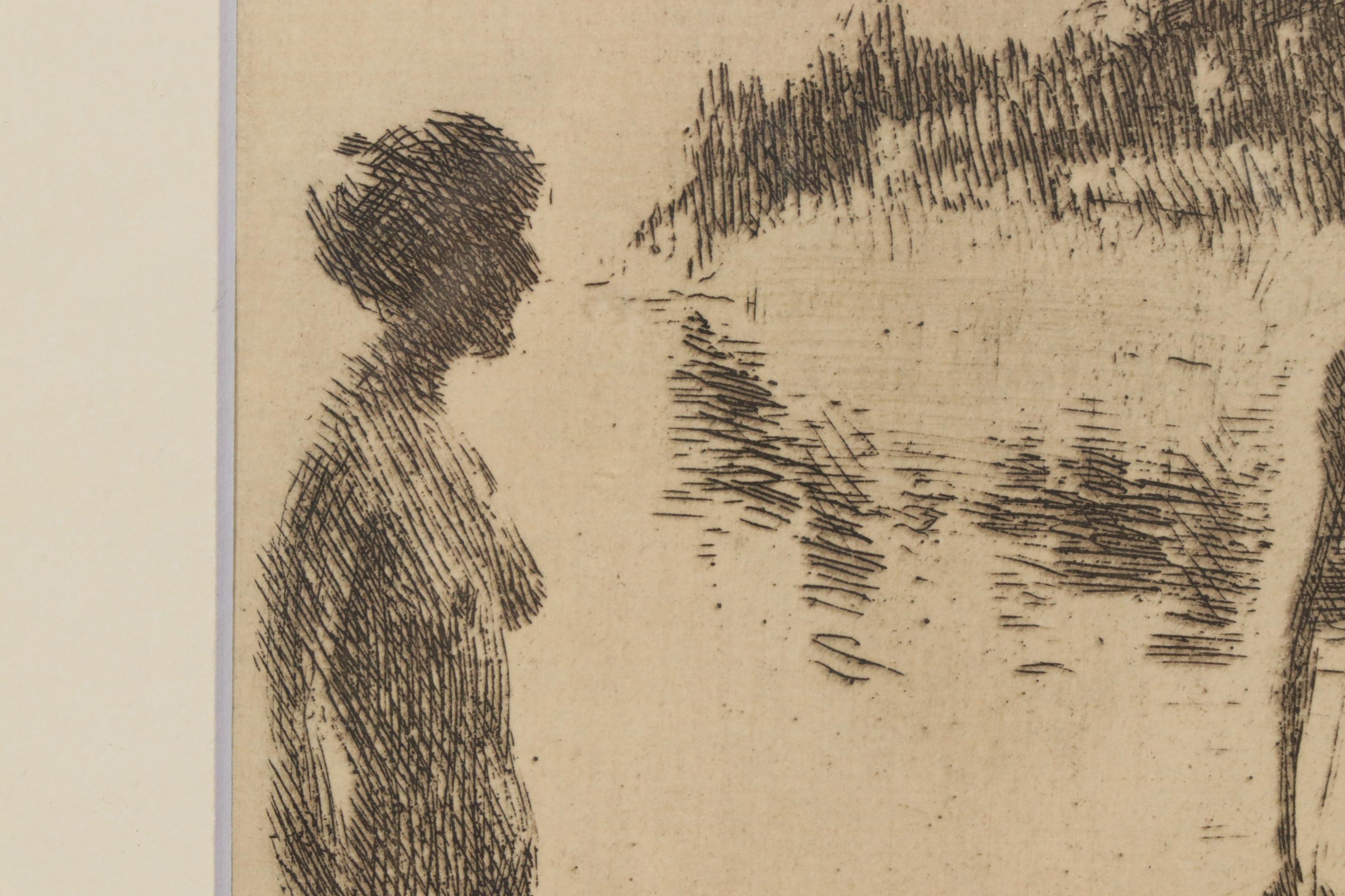 Anders Zorn Nude Etching, Circa 1913