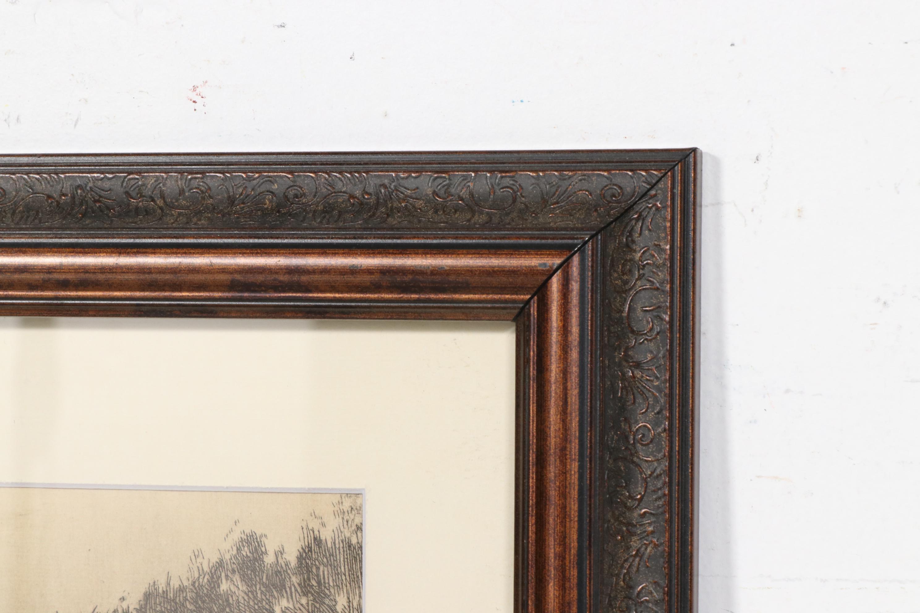 Anders Zorn Nude Etching, Circa 1913