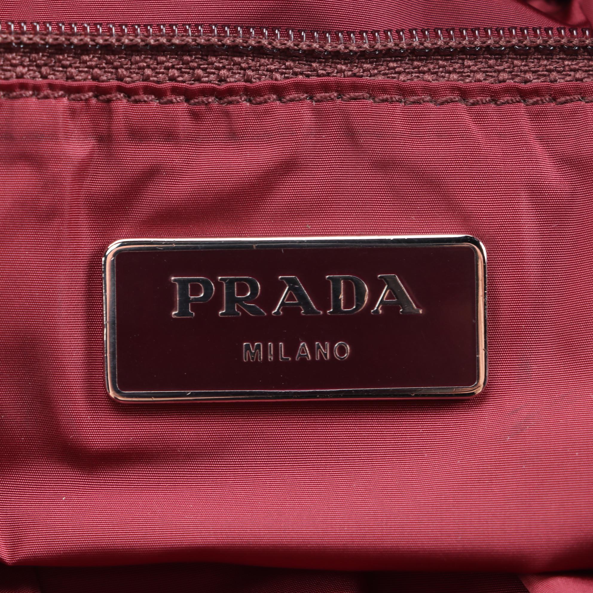 Prada Printed Nylon Foldaway Tote