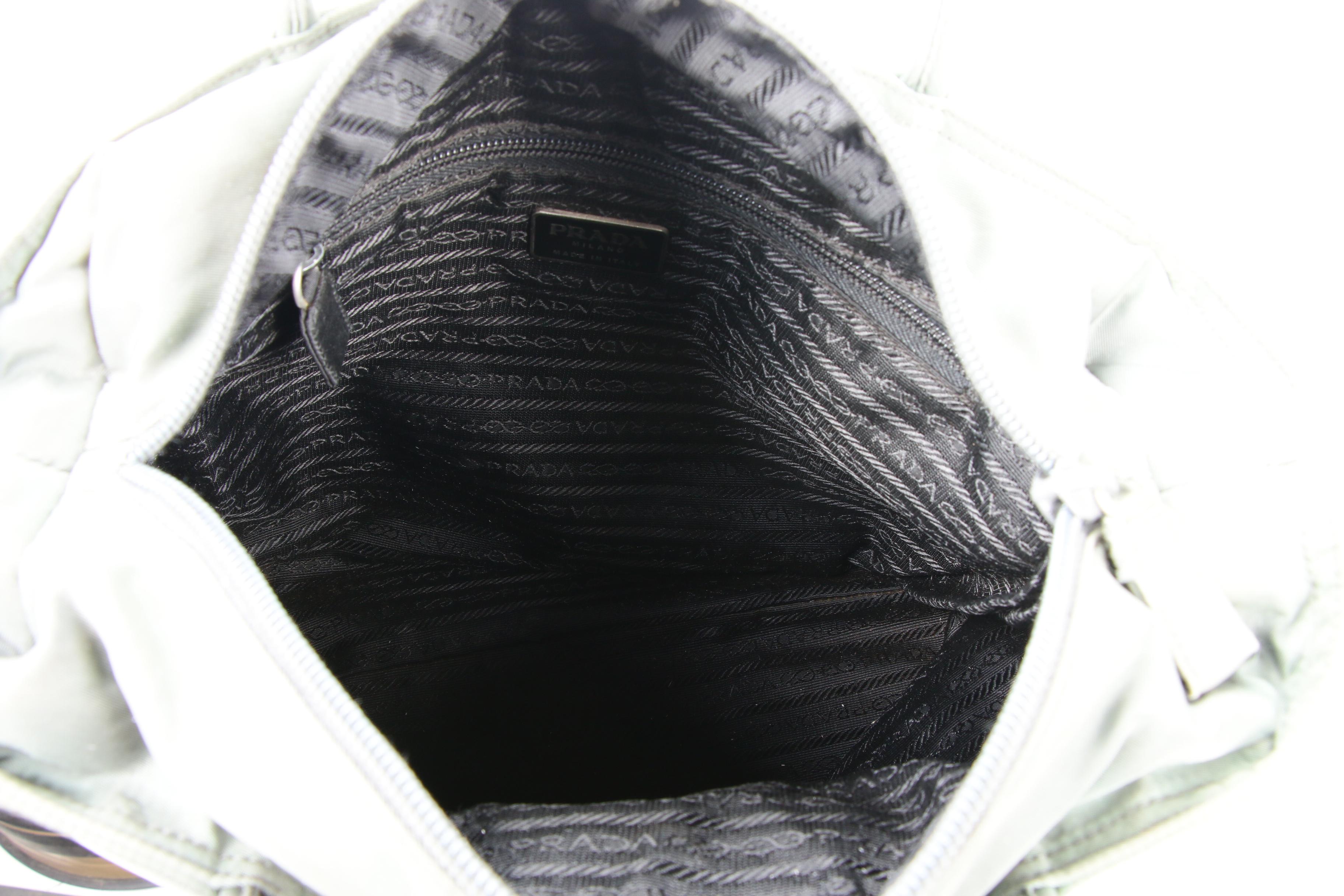 Prada Tote in Teal Green Tessuto Nylon