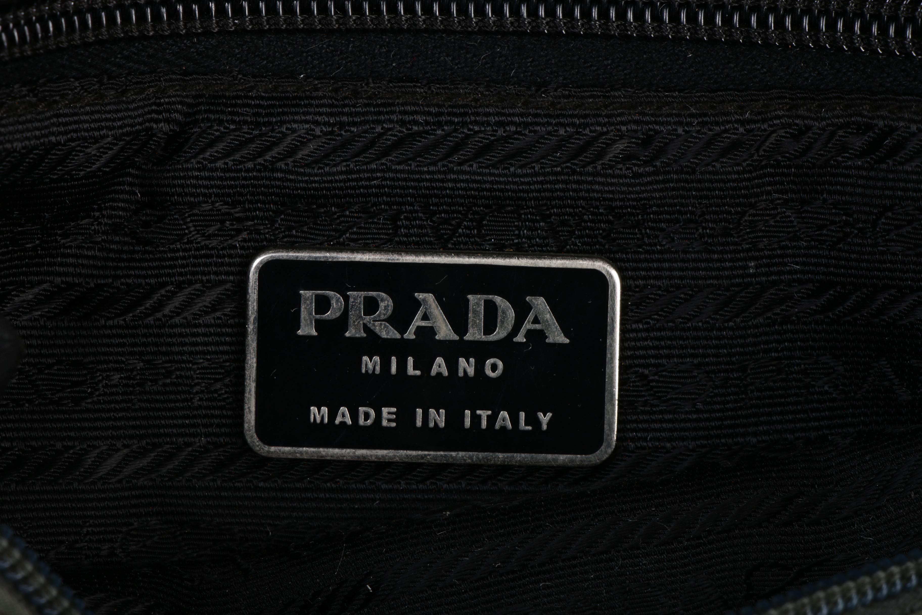 Prada Tote in Teal Green Tessuto Nylon