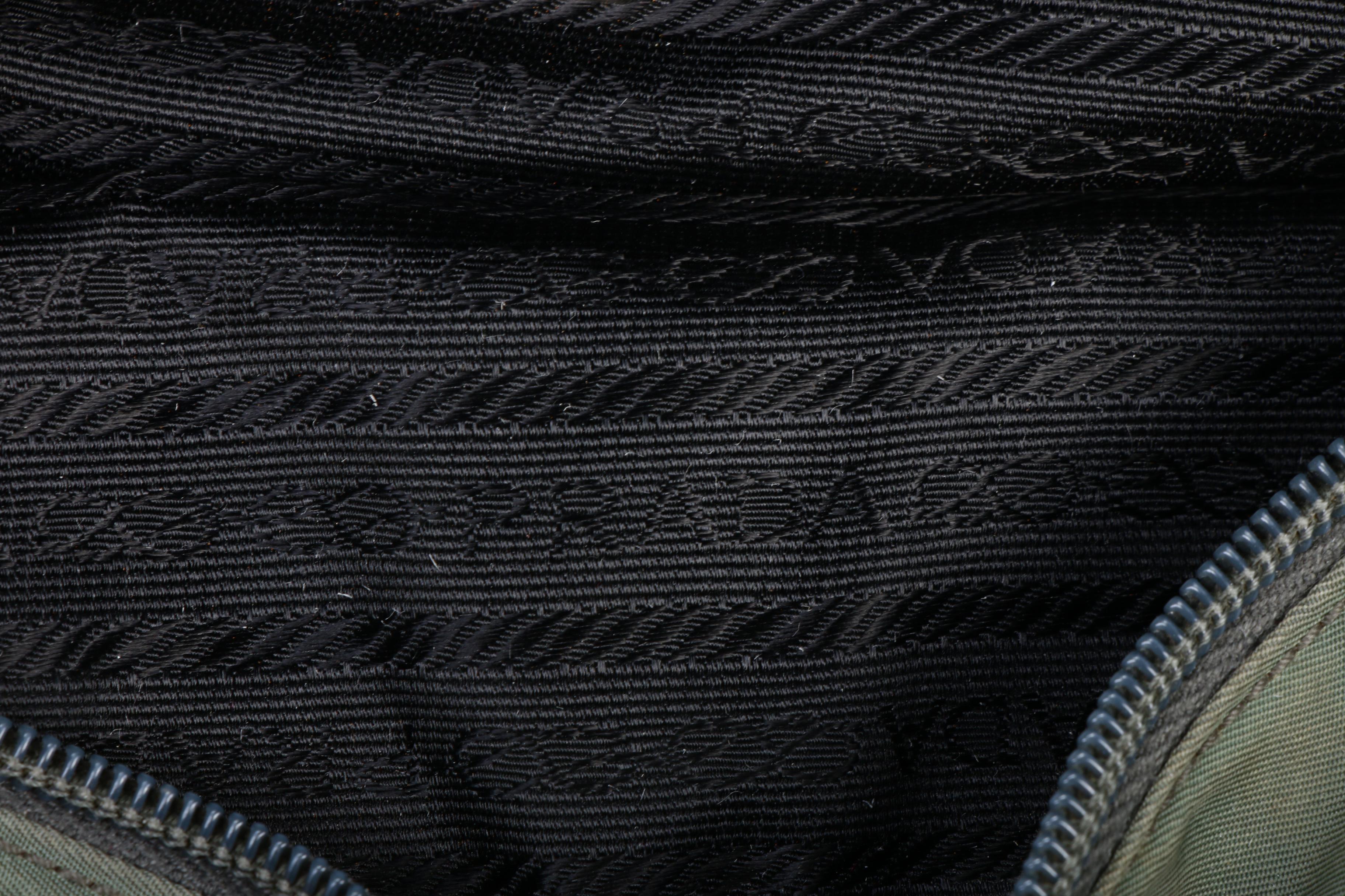 Prada Tote in Teal Green Tessuto Nylon