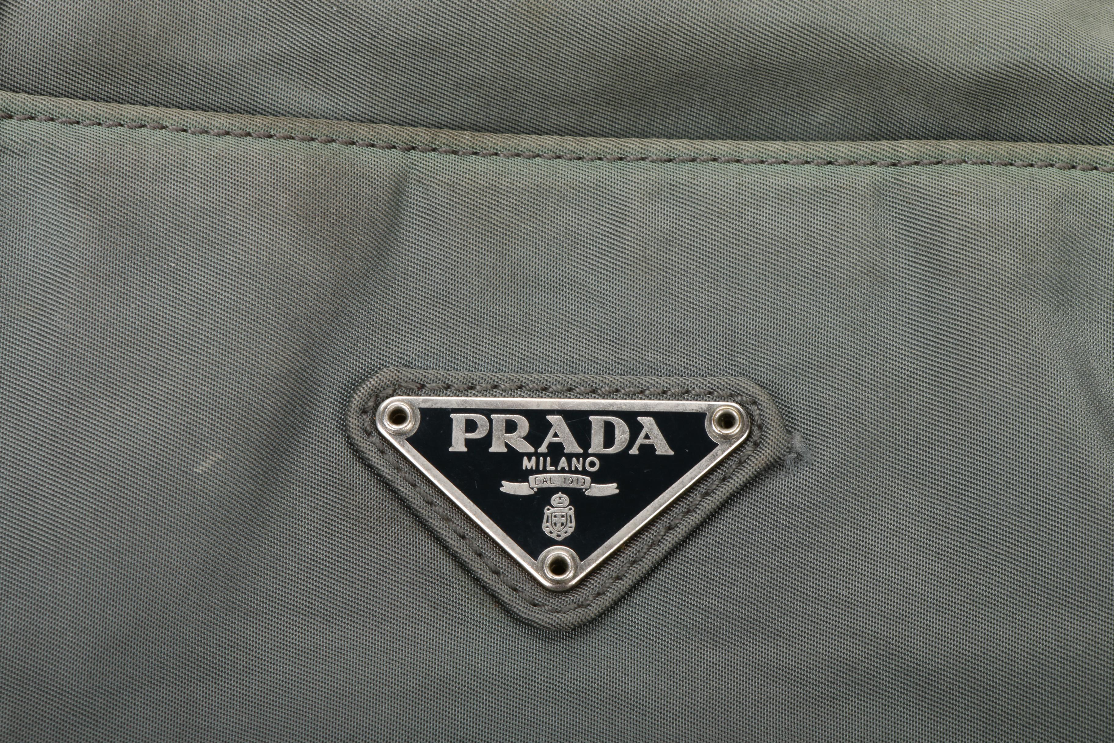 Prada Tote in Teal Green Tessuto Nylon