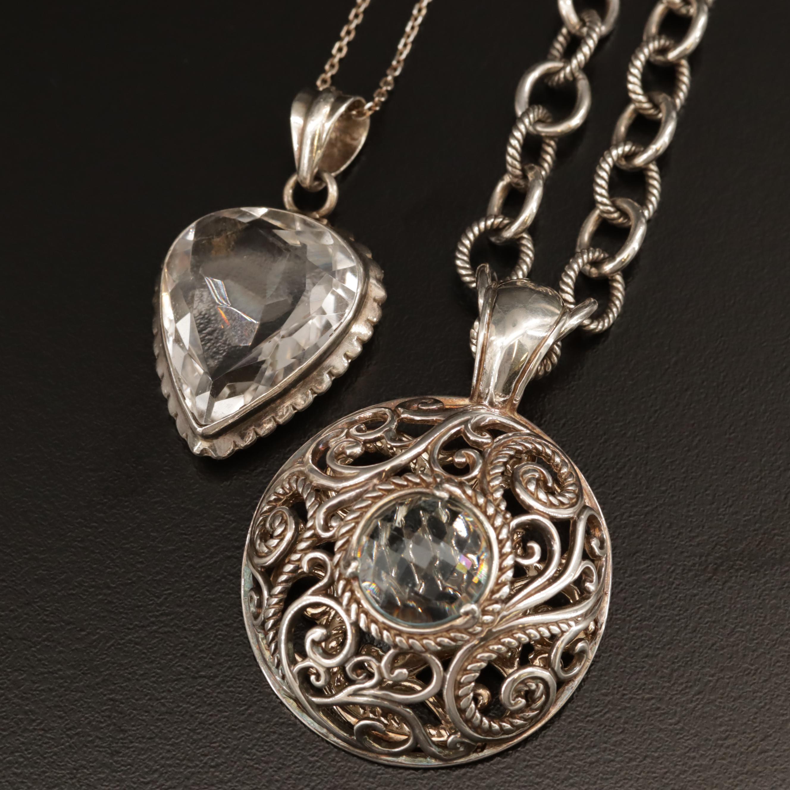 Sterling Silver Necklaces Featuring Carolyn Pollack for Relios