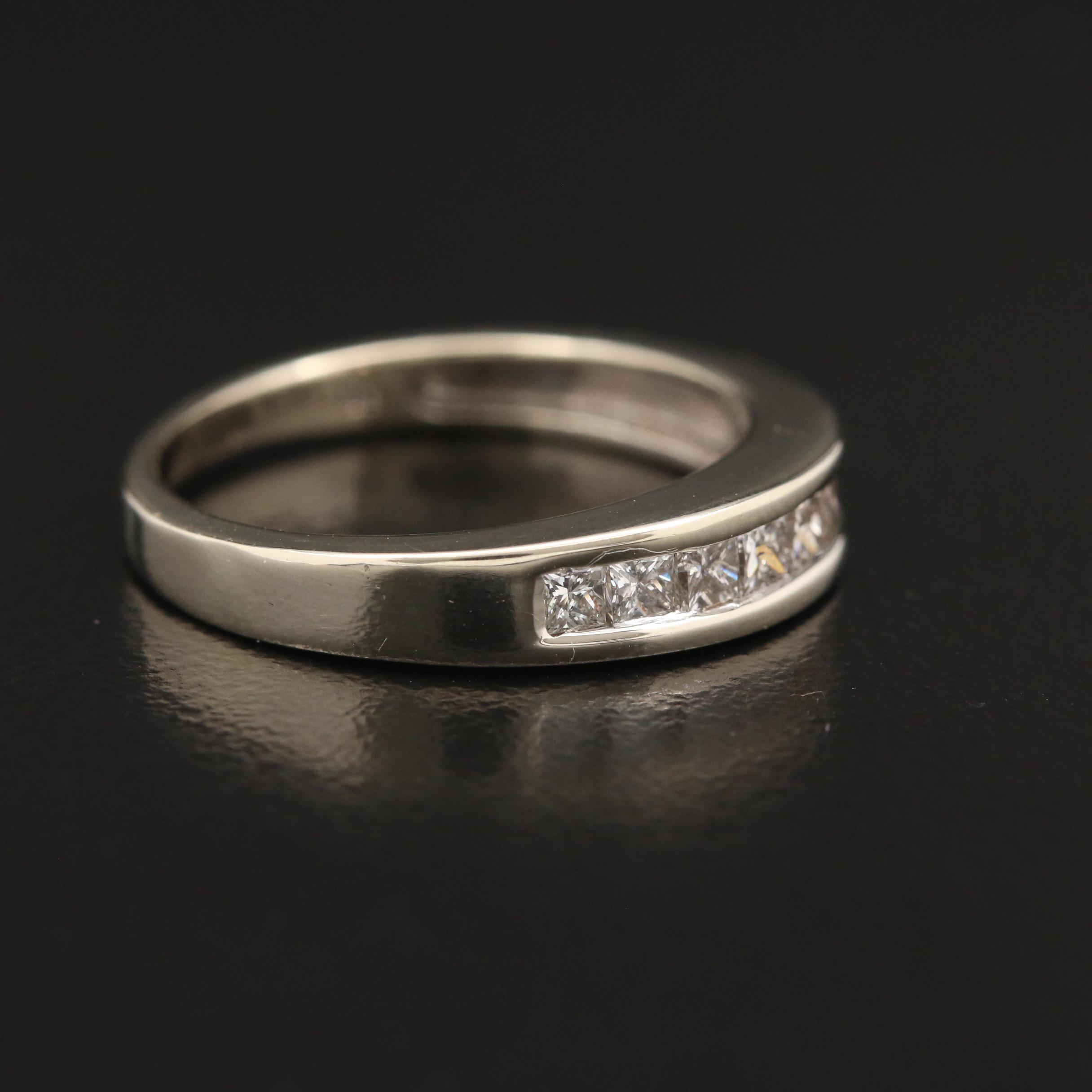 14K Channel Set Diamond Band