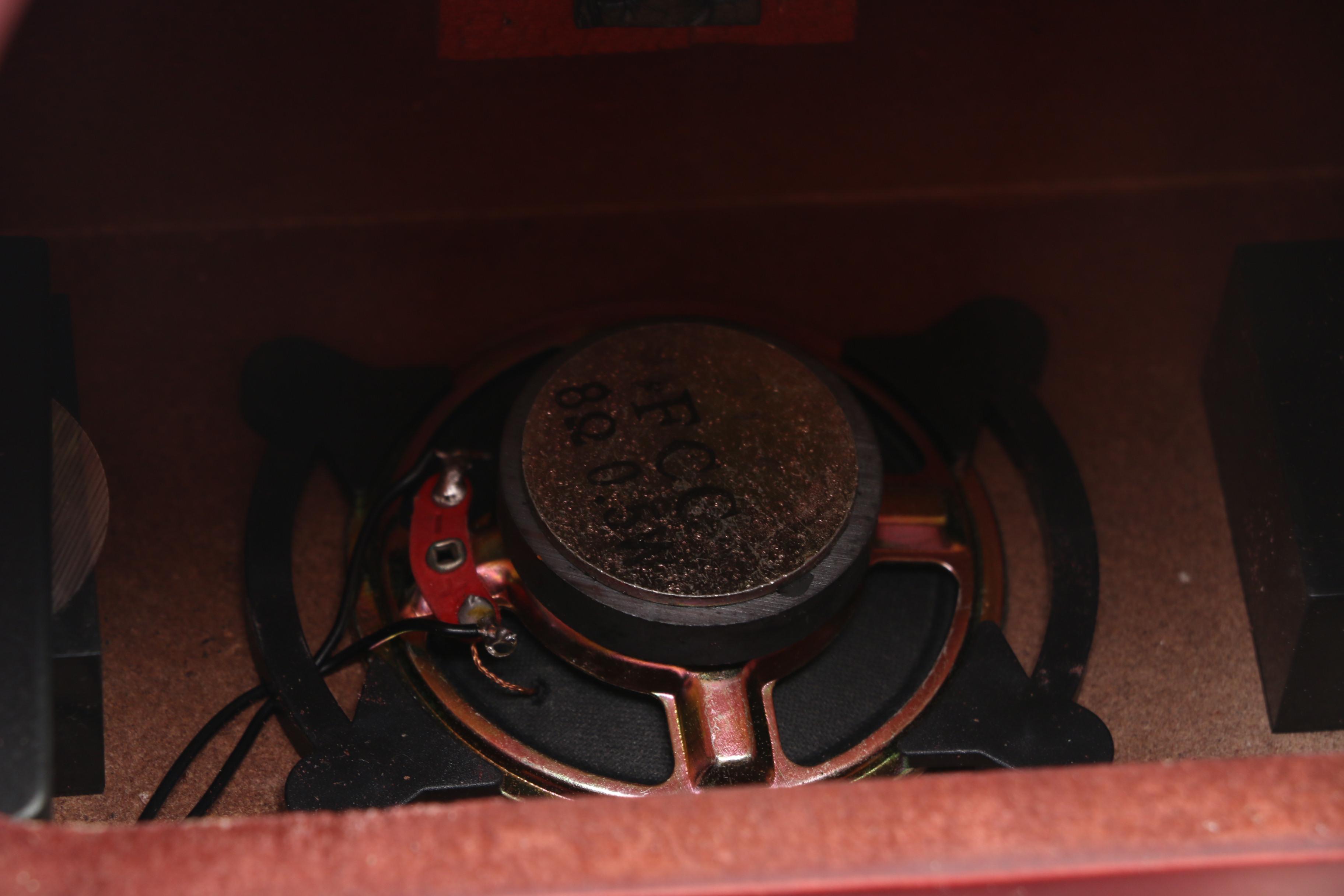 Danbury "Westminster" Mahogany Finish Tambour Mantel Clock