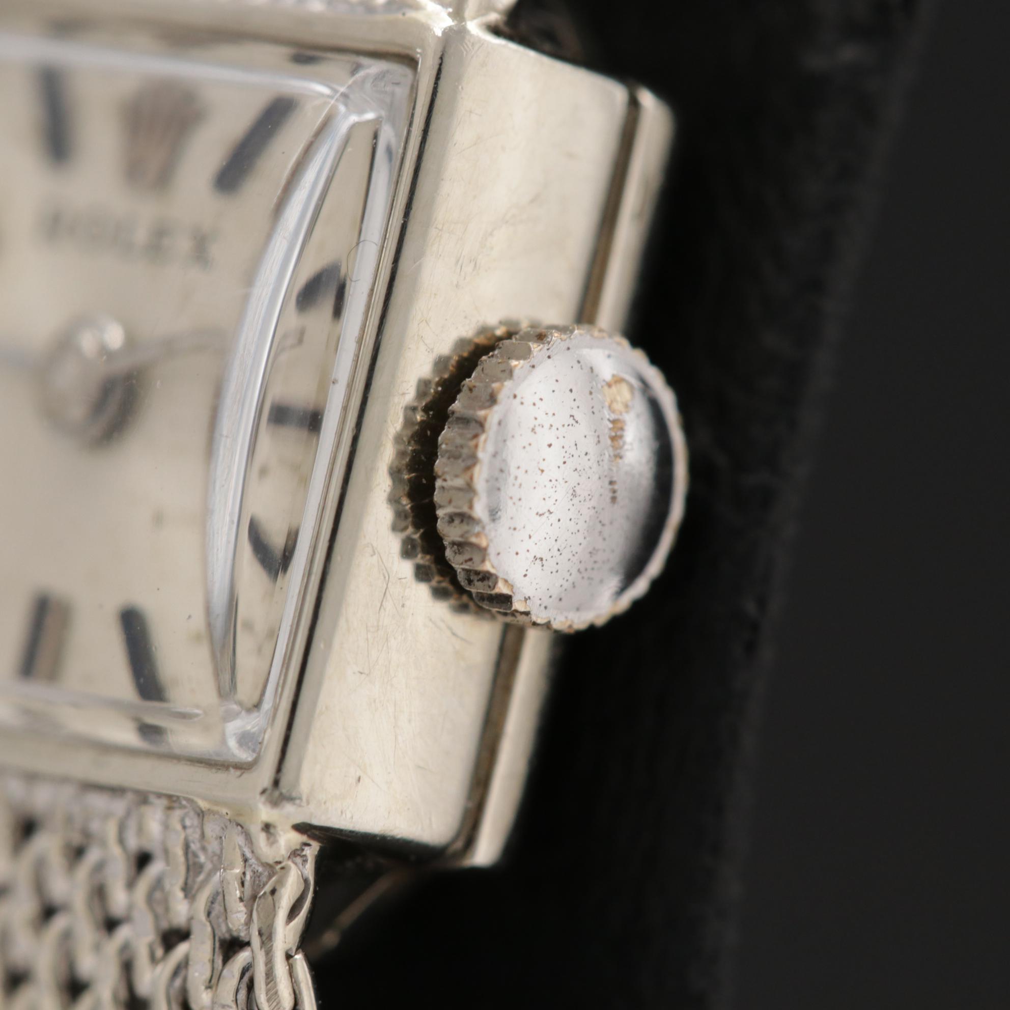 Rolex Cocktail Watch 14K Gold Stem Wind Watch