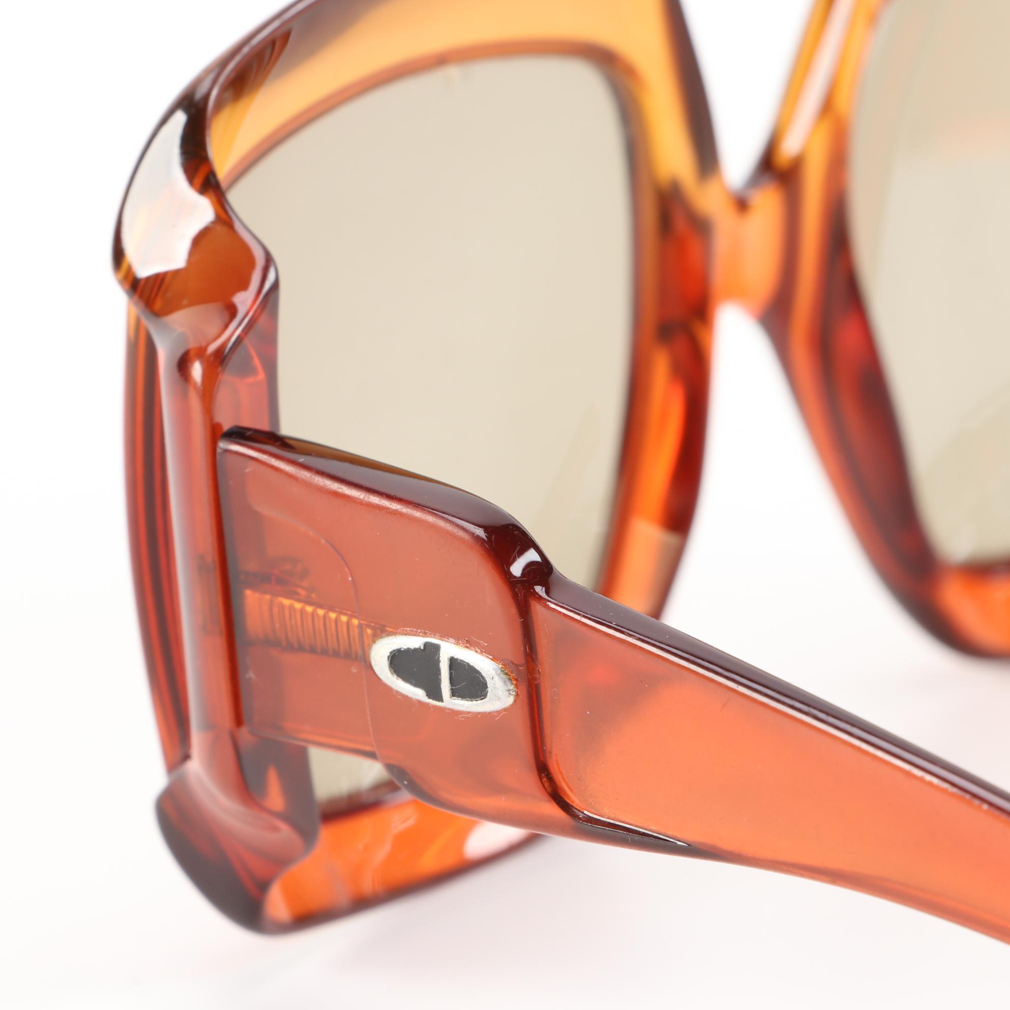 Christian Dior Ombre Oversize Style Sunglasses