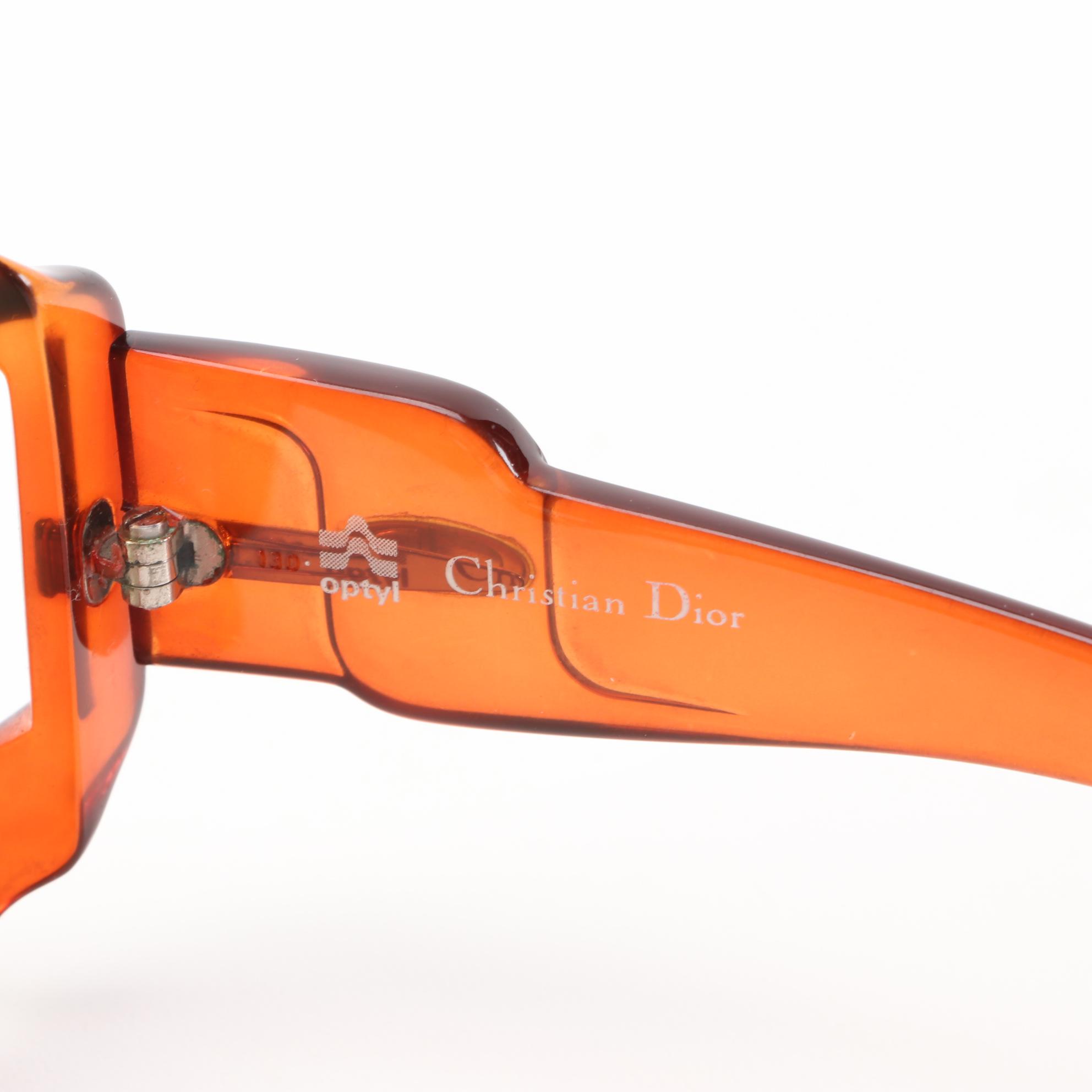 Christian Dior Ombre Oversize Style Sunglasses