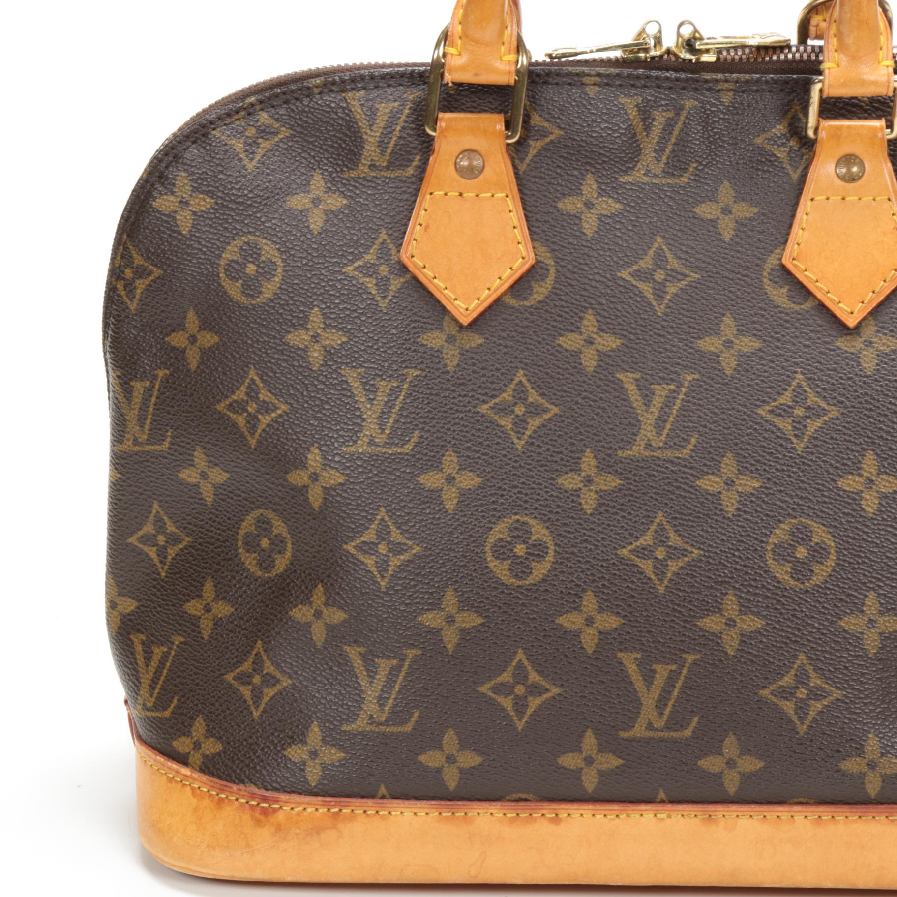 Louis Vuitton Alma PM in Monogram Canvas and Vachetta Leather