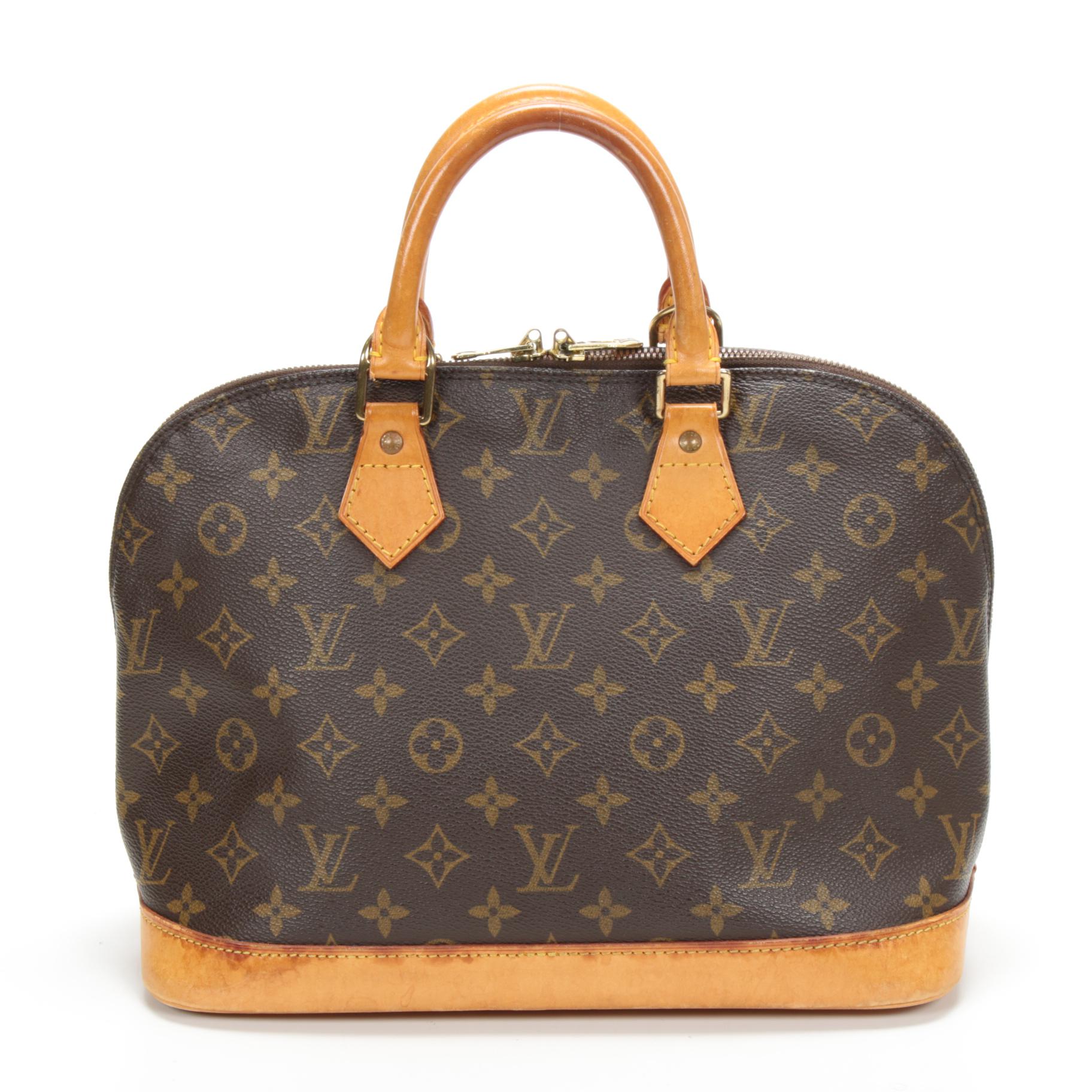 Louis Vuitton Alma PM in Monogram Canvas and Vachetta Leather