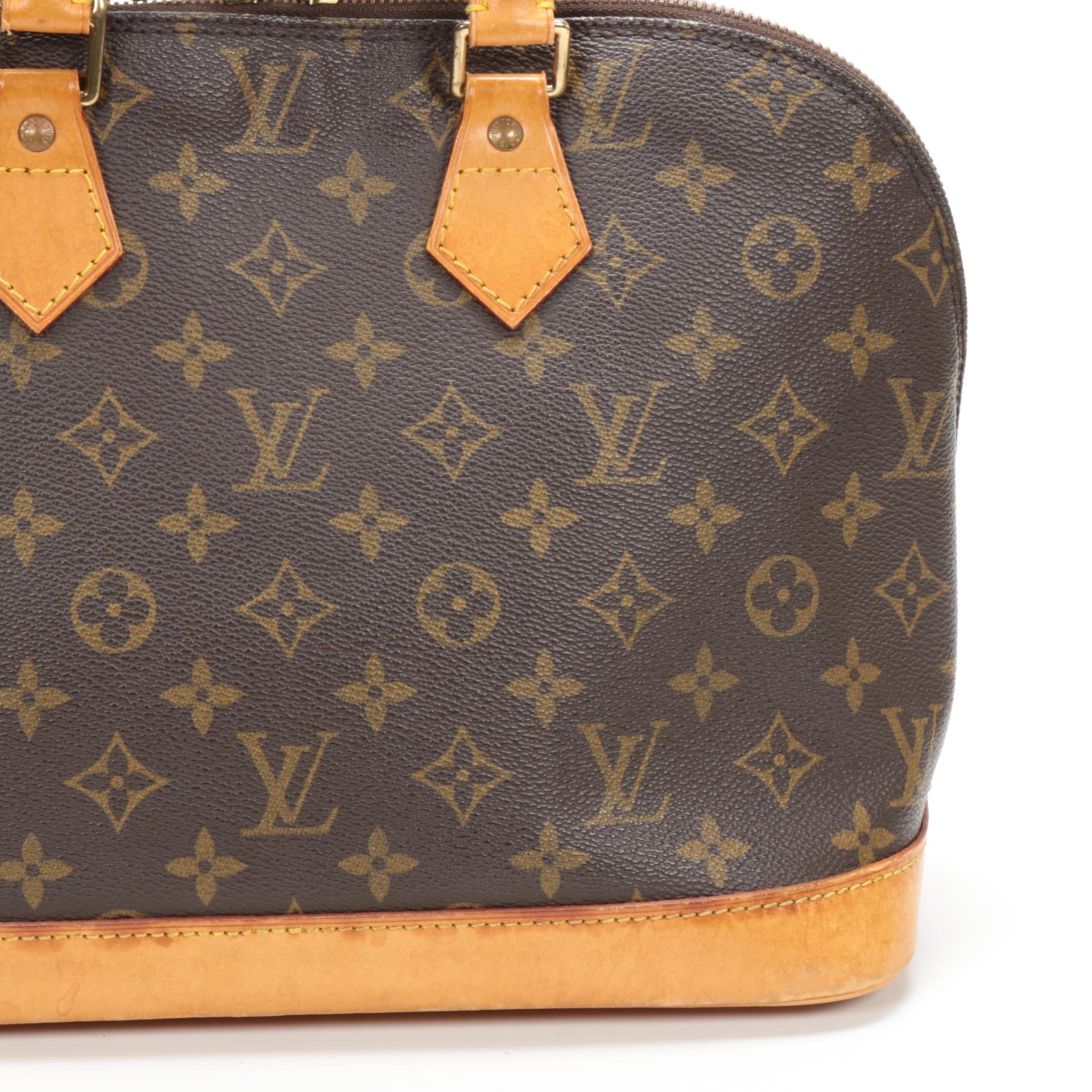 Louis Vuitton Alma PM in Monogram Canvas and Vachetta Leather