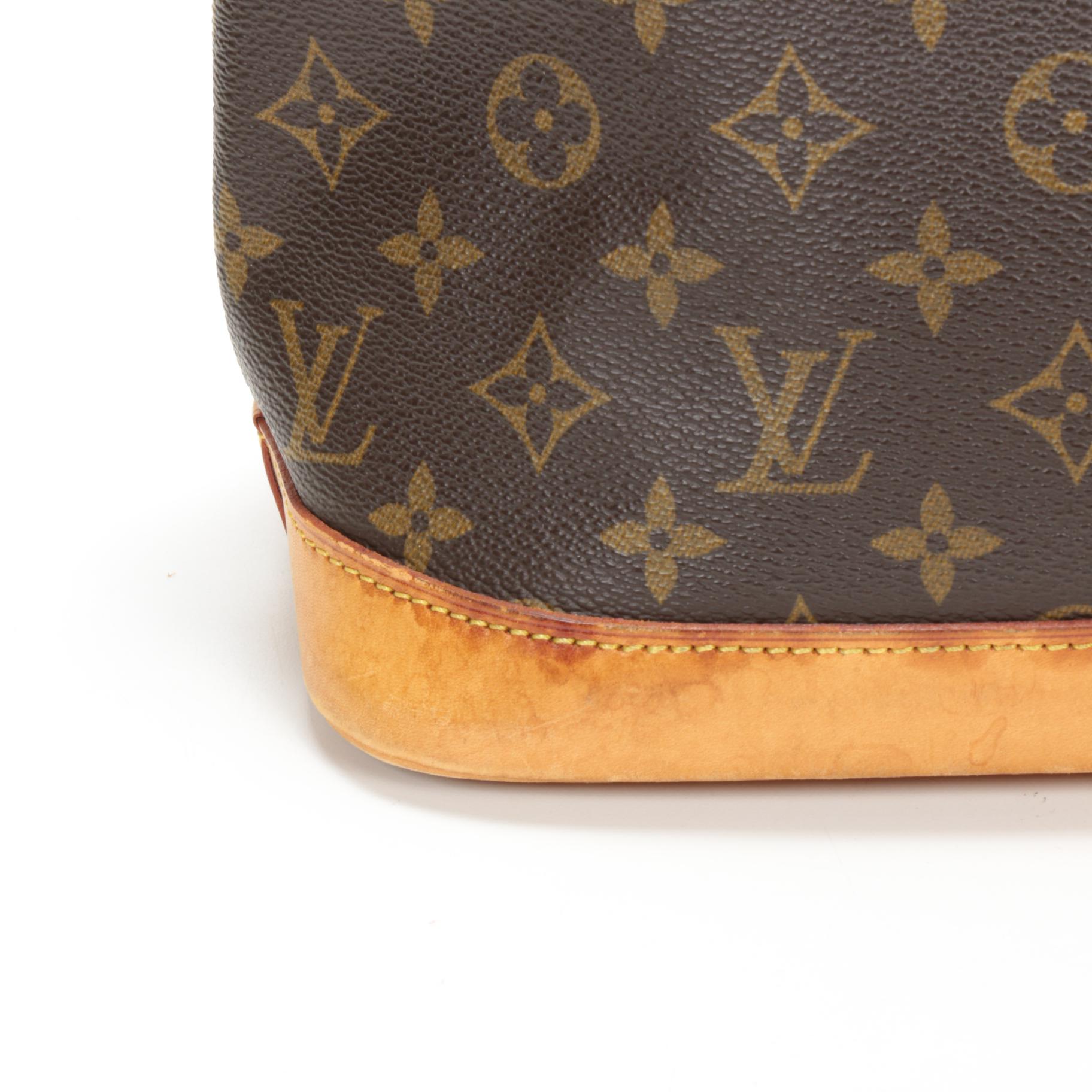 Louis Vuitton Alma PM in Monogram Canvas and Vachetta Leather
