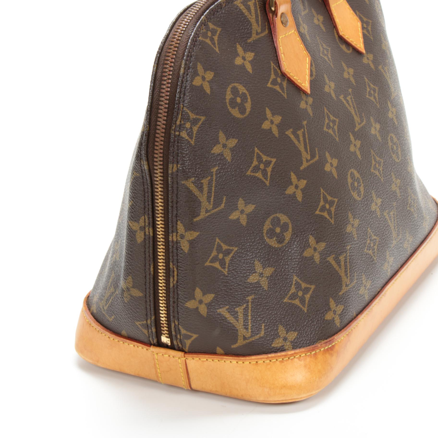 Louis Vuitton Alma PM in Monogram Canvas and Vachetta Leather